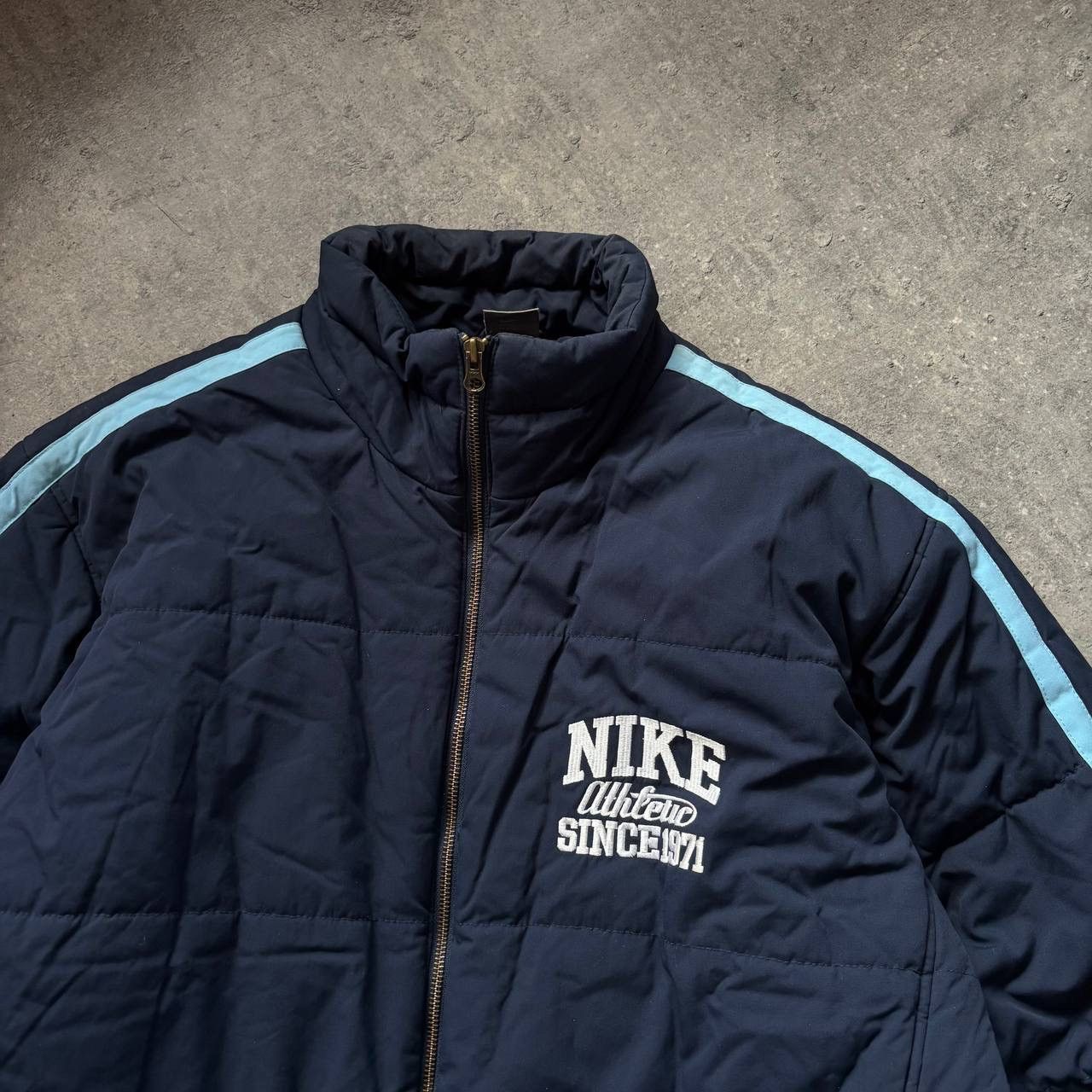 Nike Vintage 90s Nike Athletic Puffer Jacket Size US XL / EU 56 / 4 - 2 Thumbnail