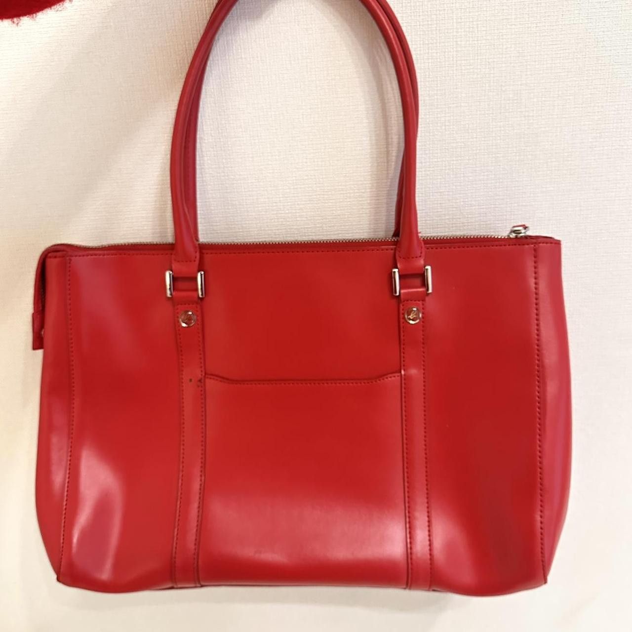 Agnes B. Red Tote Bag, Women's