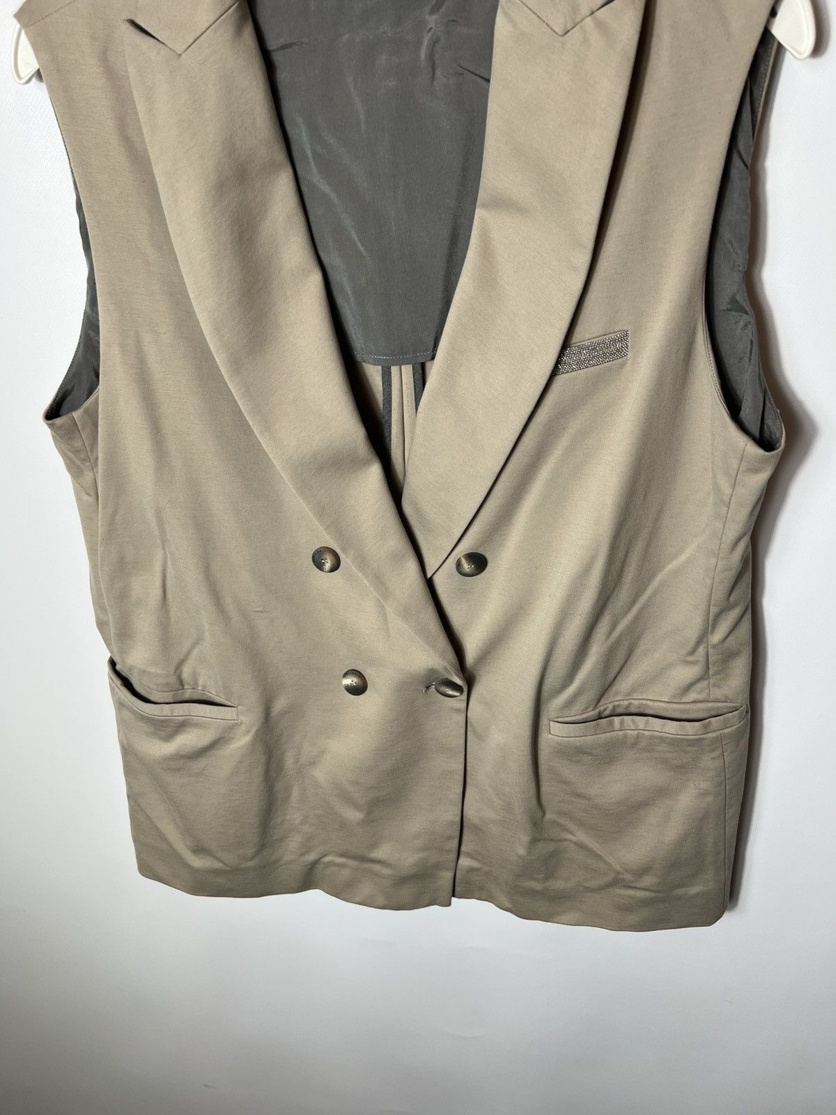 Fabiana Filippi Vintage luxury designer Fabiana Filippi Sleeves Vest Gilet Size M / US 6-8 / IT 42-44 - 3 Thumbnail