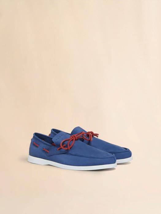 Marni o1w1db10326 Slip-On Leather Loafers in Blue Size US 12 / EU 45 - 1 Thumbnail