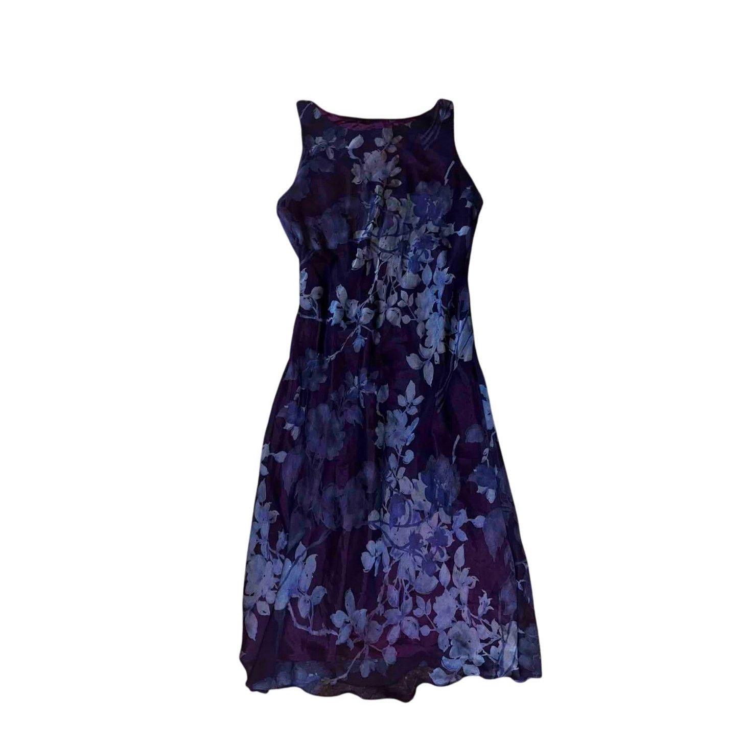 Other Y2K Jessica Howard Sleeveless Floral Midi Maxi Dress Blue 12 Size XL / US 12-14 / IT 48-50 - 1 Thumbnail