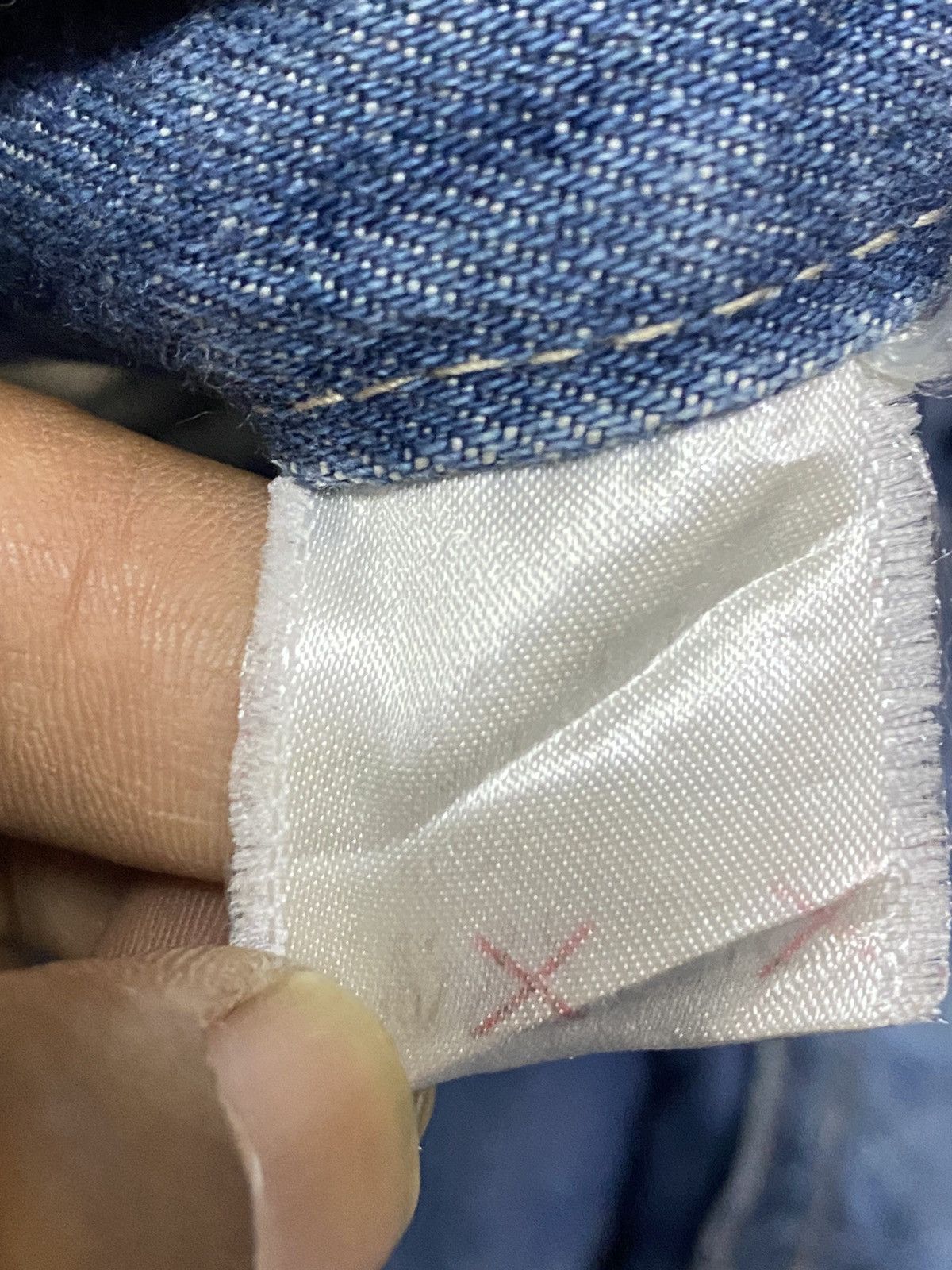 Japanese Brand Vintage Japanese Brands Checker Pocket Loose Jeans Size US 32 / EU 48 - 18 Thumbnail