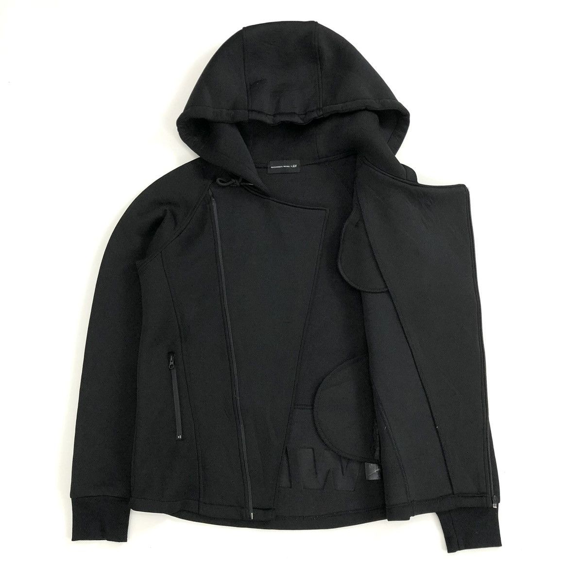 Alexander Wang × H&M Alexander Wang H&M Asymmetrical Scuba Zip Hoodie jacket Size US S / EU 44-46 / 1 - 2 Thumbnail