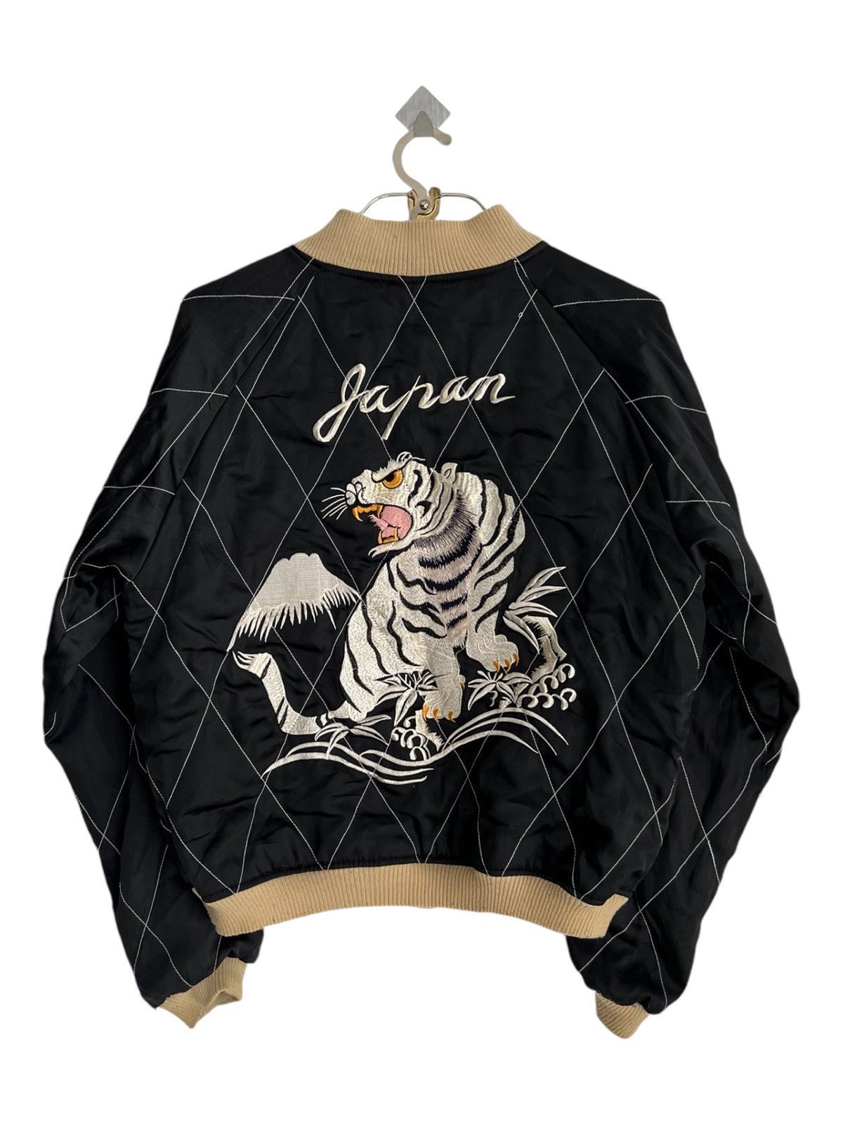 Tailor Toyo 1980s Swivel Zip Vintage Sukajan 2 Side Tiger x Dragon Toyo Size US M / EU 48-50 / 2 - 3 Thumbnail