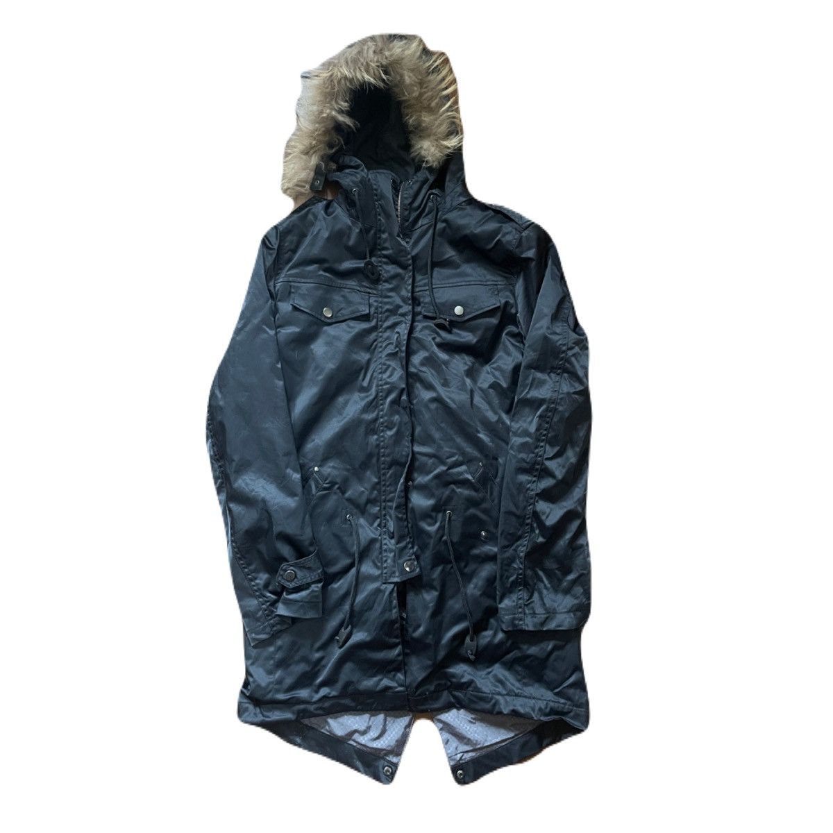 If Six Was Nine 2000s Japanese archive vkei fur military parka Size US M / EU 48-50 / 2 - 2 Thumbnail