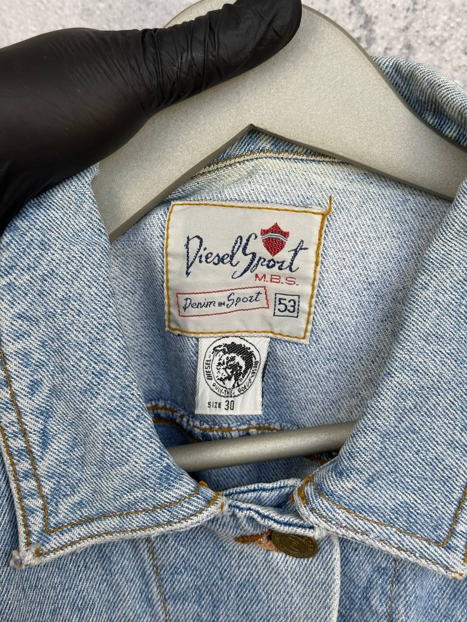 Diesel Diesel Sport Denim Jacket Light Wash Cropped Trucker Size L / US 10 / IT 46 - 12 Thumbnail