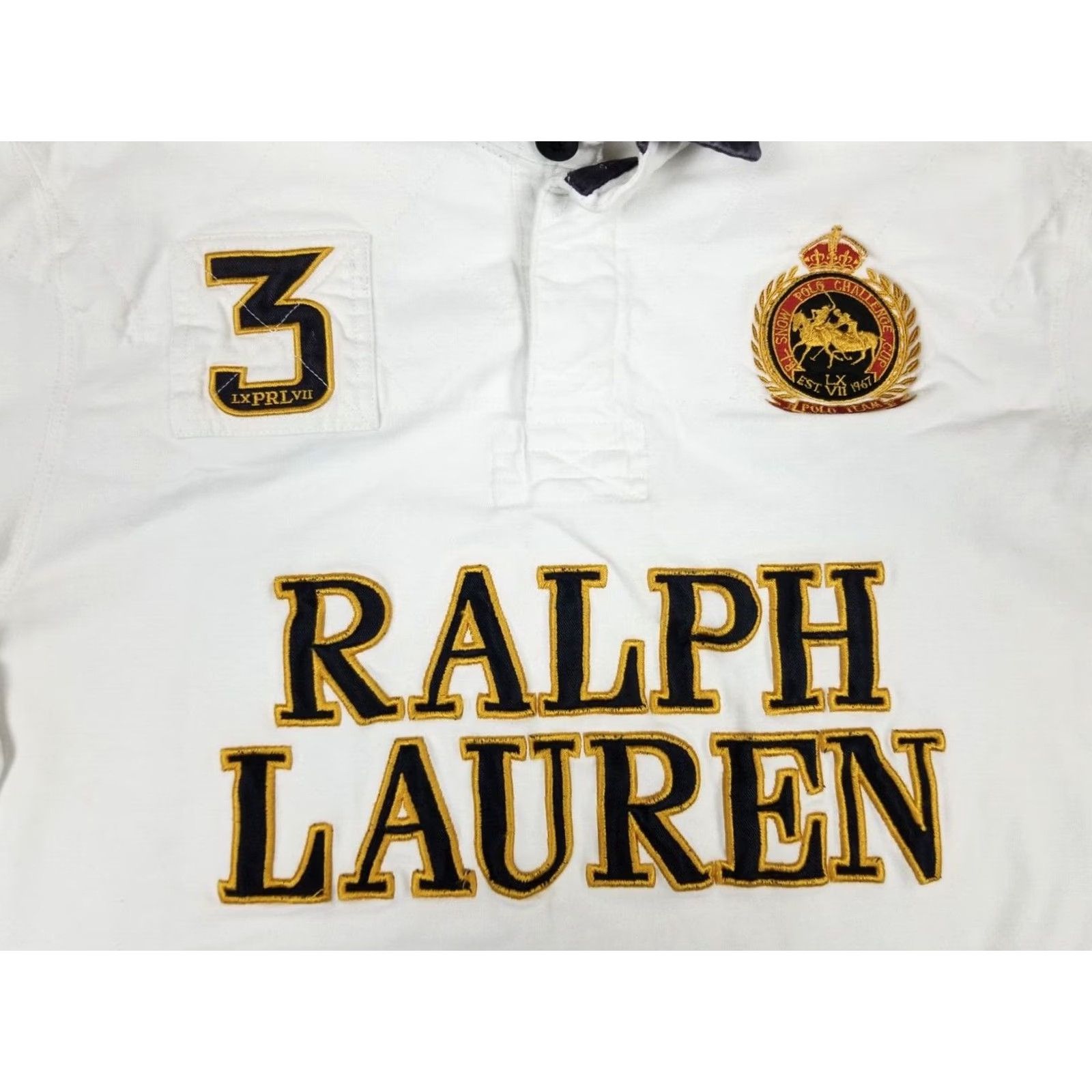 Ralph Lauren VINTAGE Ralph Lauren POLO BIG LOGO RUGBY SHIRT XLARGE Mens Shirt Size US XL / EU 56 / 4 - 2 Thumbnail
