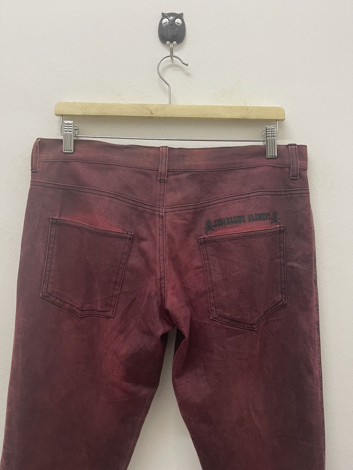 Le Grande Bleu (L.G.B.) Rare Vintage Japanese ROSHELL Seditionaries Punk Goth Size US 33 - 2 Thumbnail