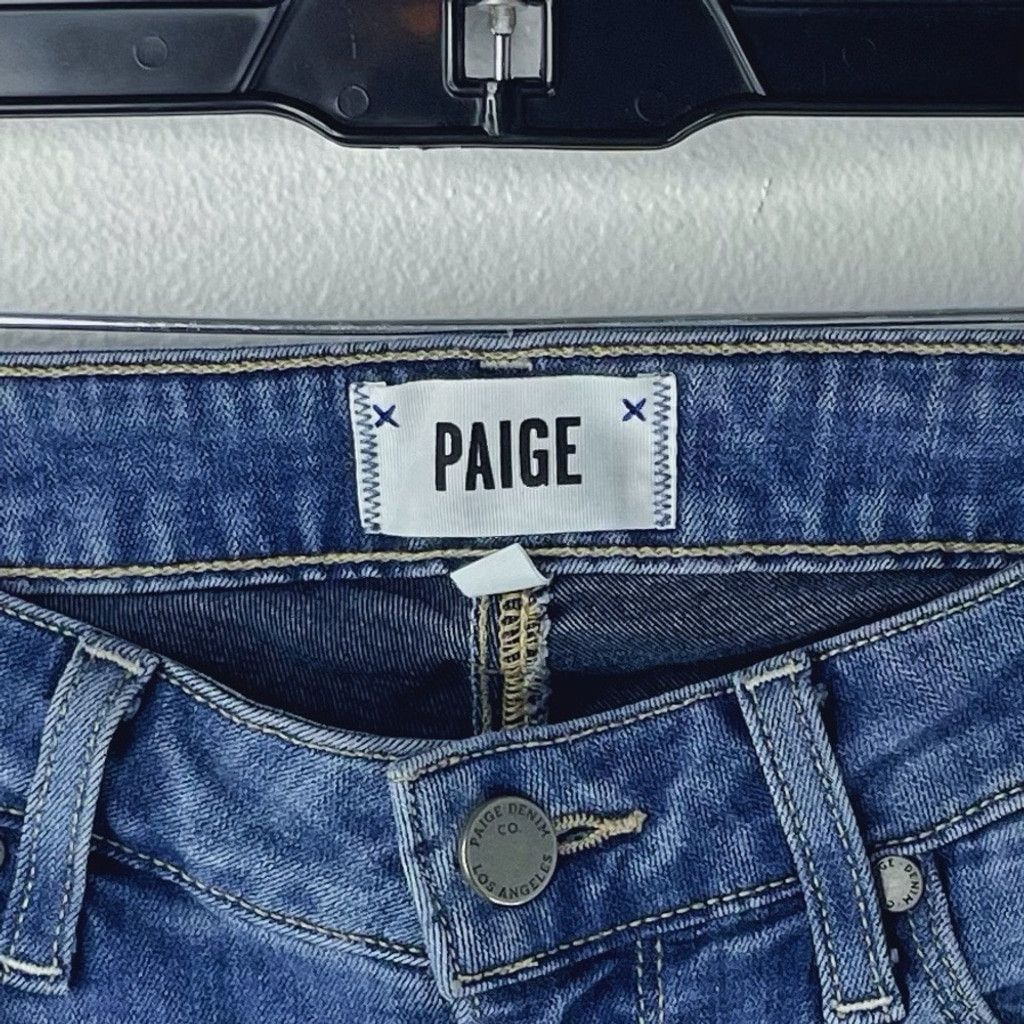Paige PAIGE Women's Verdugo Ankle Ultra Skinny Blue Jean Size 27 Size 27" / US 4 / IT 40 - 4 Thumbnail