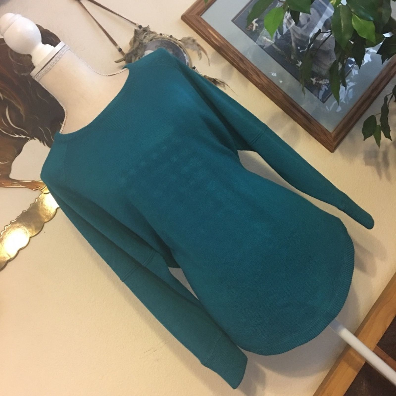 Other Sweet Romeo turquoise blue soft sweater L Size L / US 10 / IT 46 - 2 Thumbnail