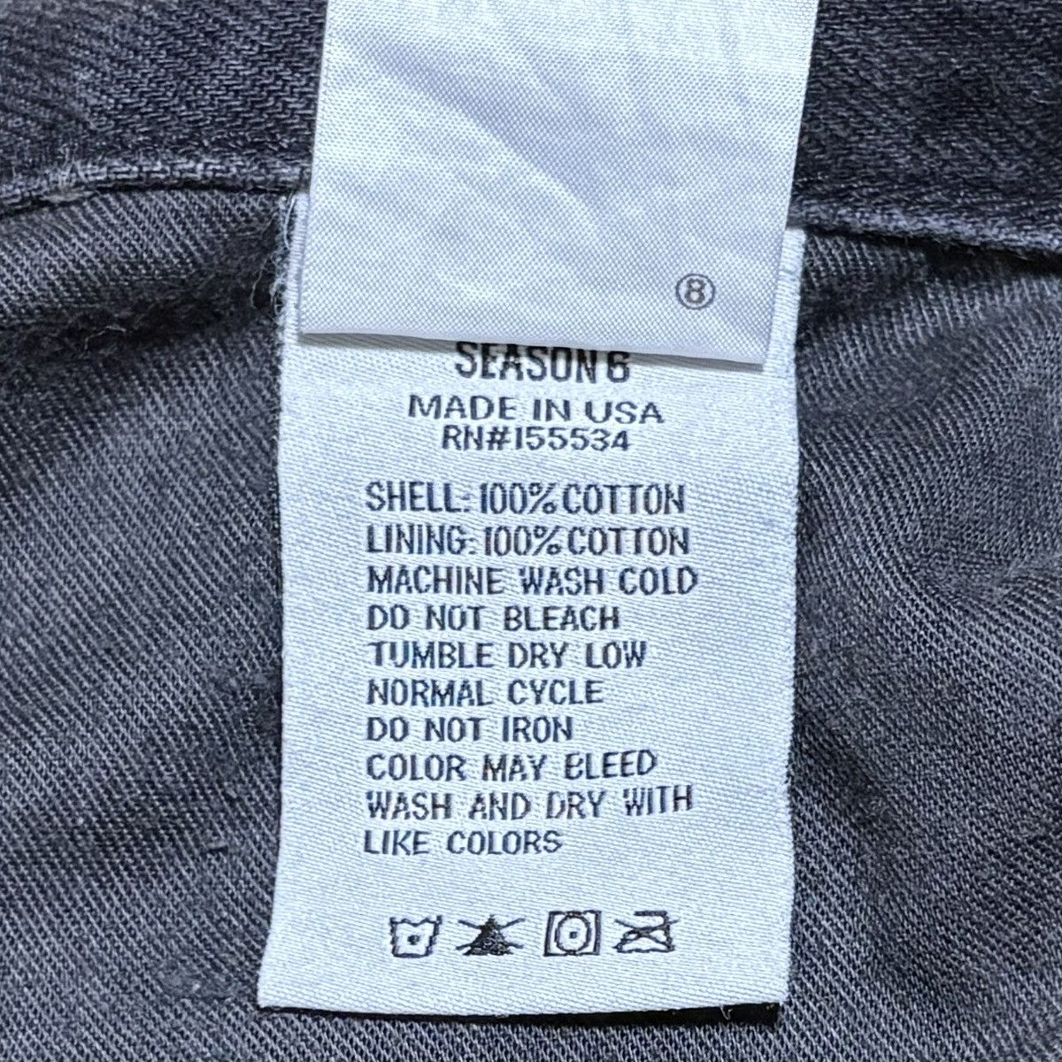Kanye West YEEZY SEASON 6 FIVE POCKET JEANS YZY SZN DENIM Size US 32 / EU 48 - 10 Thumbnail
