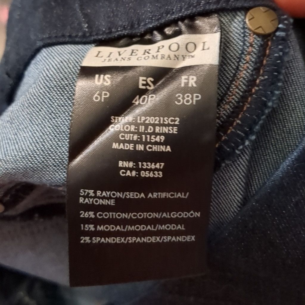 Other Liverpool pull on the denim leggings size 6p Size 28" / US 6 / IT 42 - 5 Thumbnail