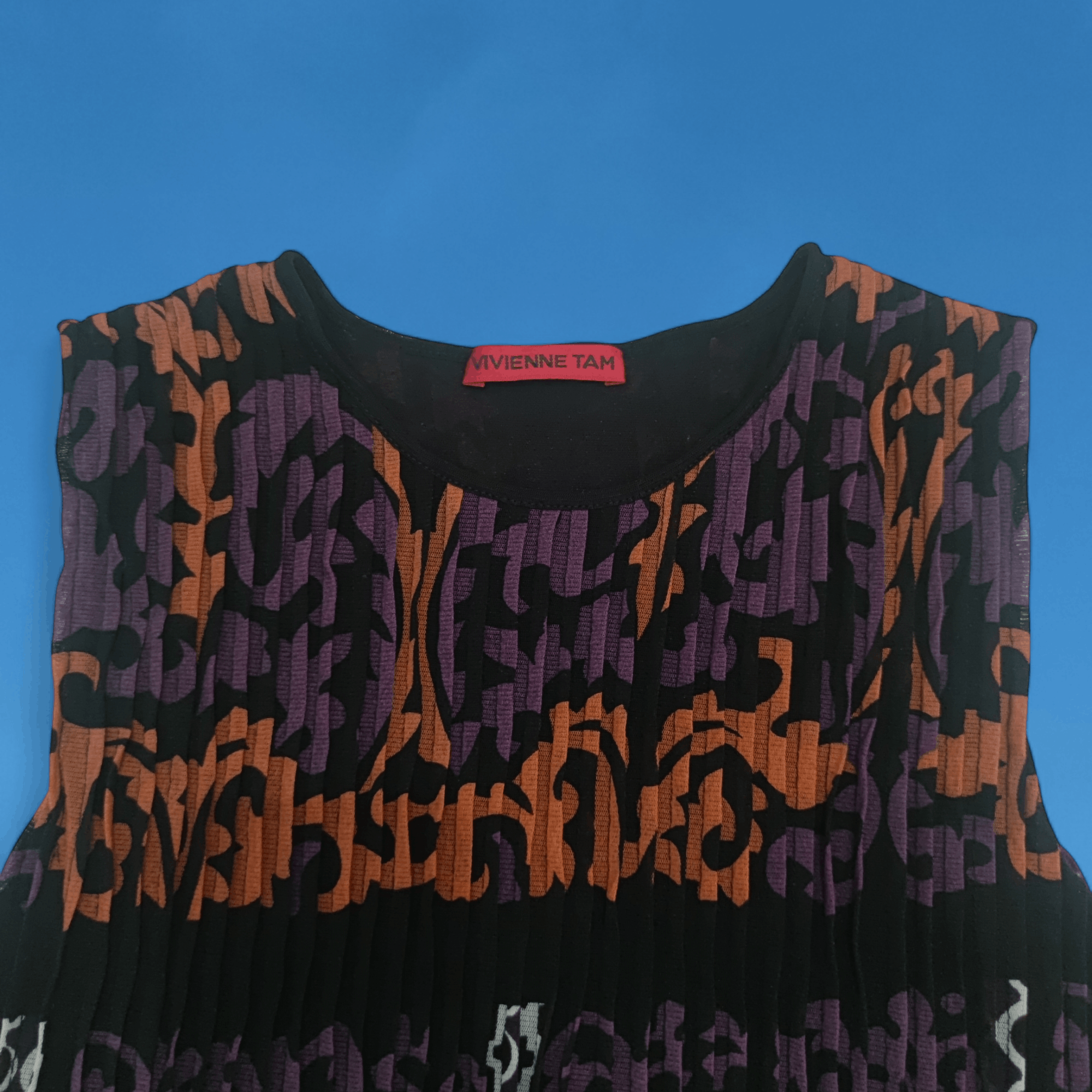 Vivienne Tam Vivienne Tam Nice Design Pleats Sleeveless T Shirt Size M / US 6-8 / IT 42-44 - 3 Thumbnail