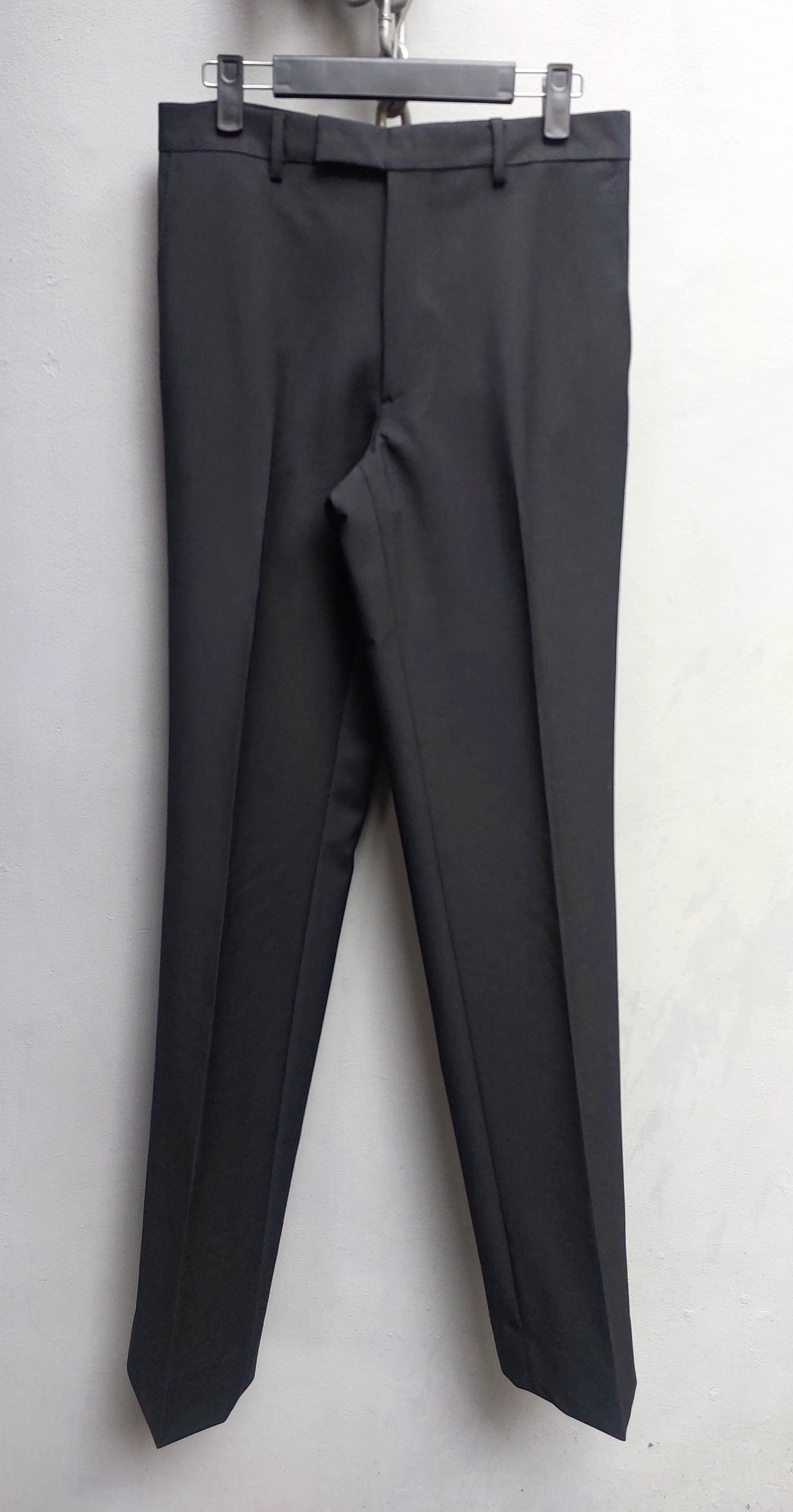 Raf Simons Raf Simons Flat Front Tailored Wool Trouser Size US 44 / EU 60 - 2 Thumbnail