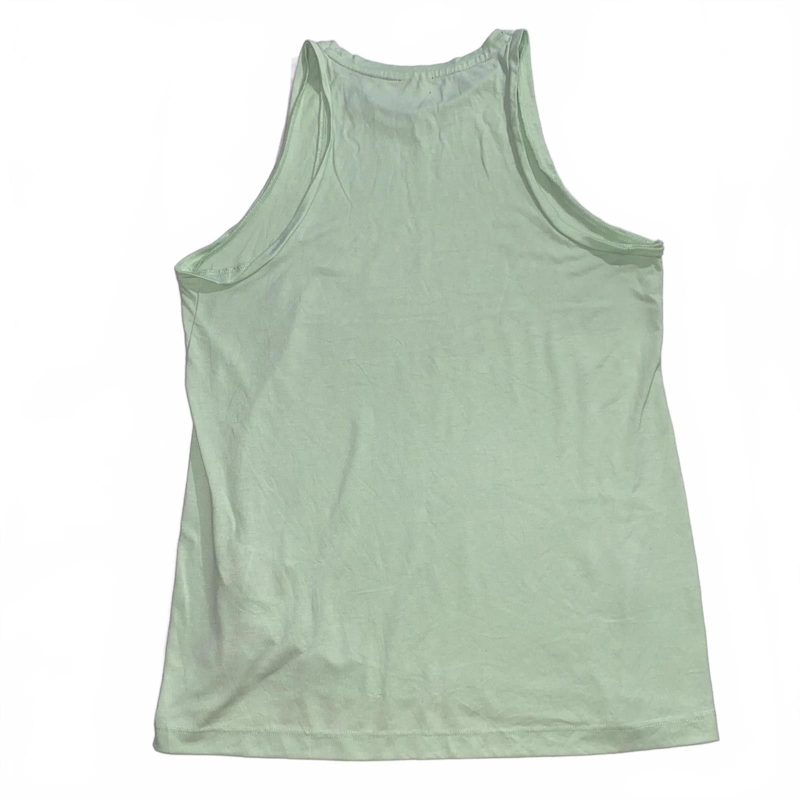 Nike Nike mint green high neck athletic tank top size small Size S / US 4 / IT 40 - 2 Thumbnail