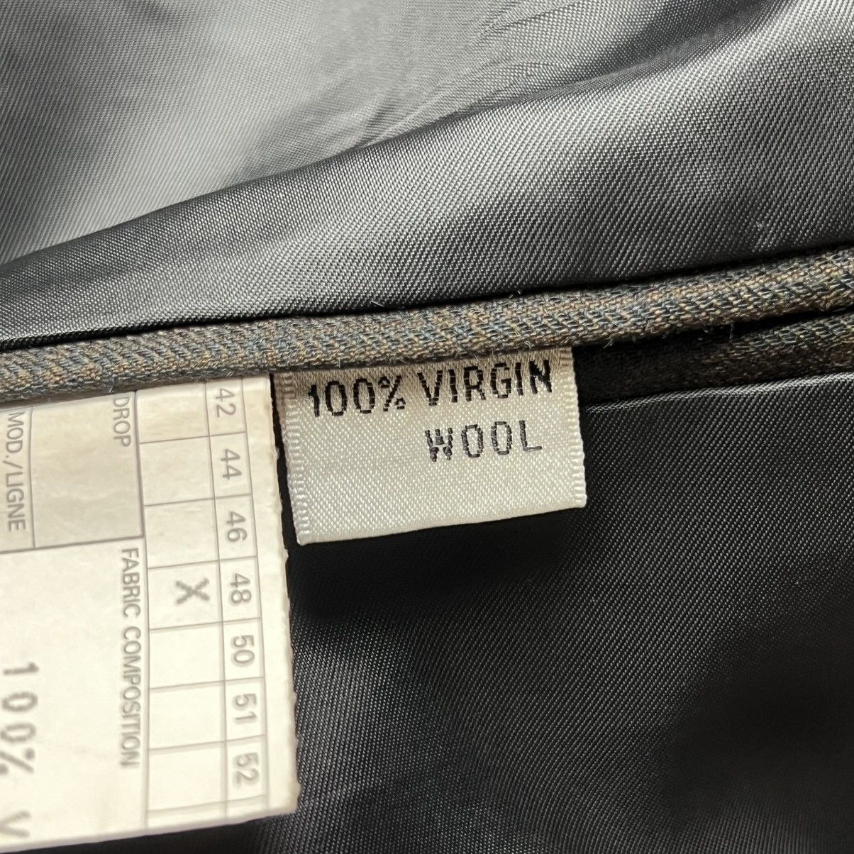 Yves Saint Laurent Yves Saint Laurent - Brown Pinstripes Wool Blazer Size 48S - 10 Thumbnail