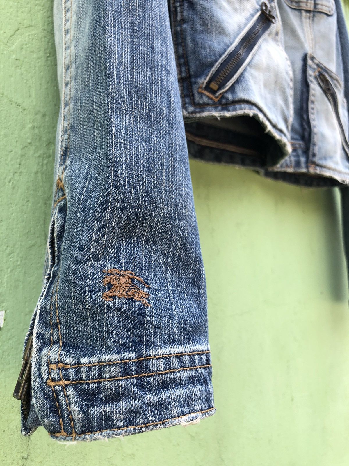 Burberry Burberry London Blue Label Denim Jacket Vintage Japan Only Size M / US 6-8 / IT 42-44 - 6 Thumbnail