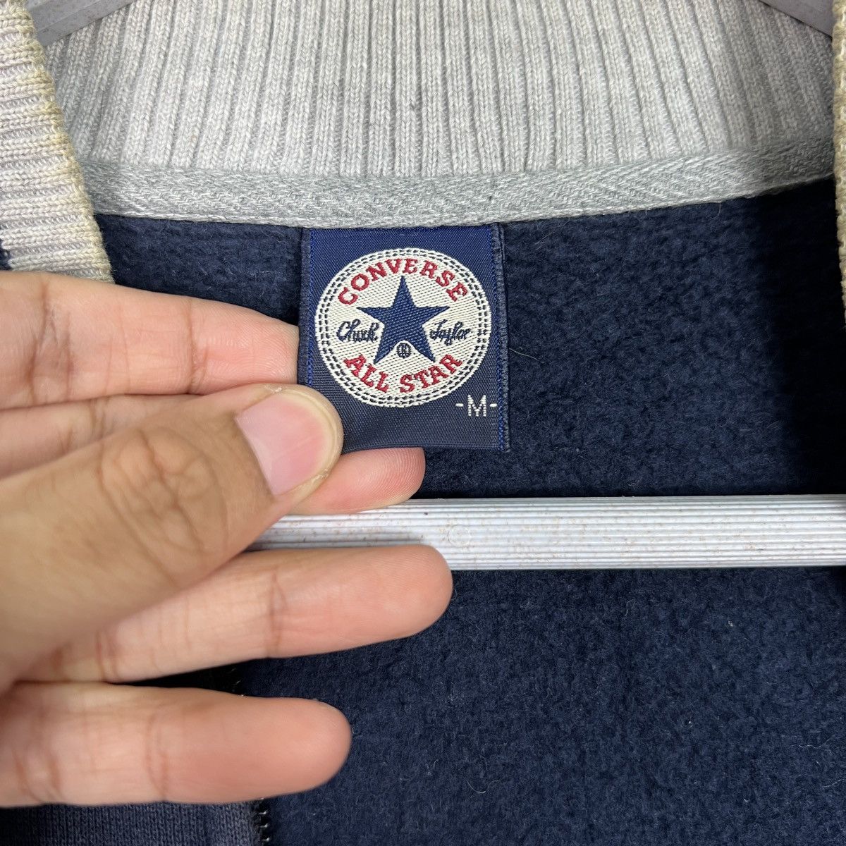 Japanese Brand 🔥 VINTAGE CONVERSE ALL STAR SWEATER Size US M / EU 48-50 / 2 - 16 Thumbnail