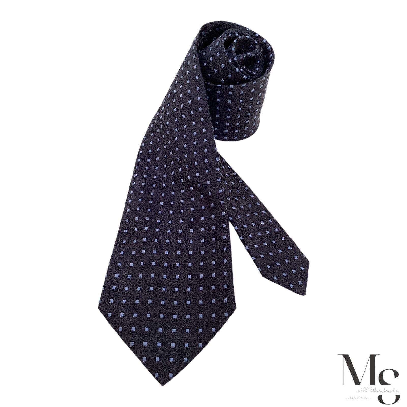 Polo Ralph Lauren POLO BY RALPH LAUREN Blue Geometric Tie Hand Made In Germany Size ONE SIZE - 1 Thumbnail