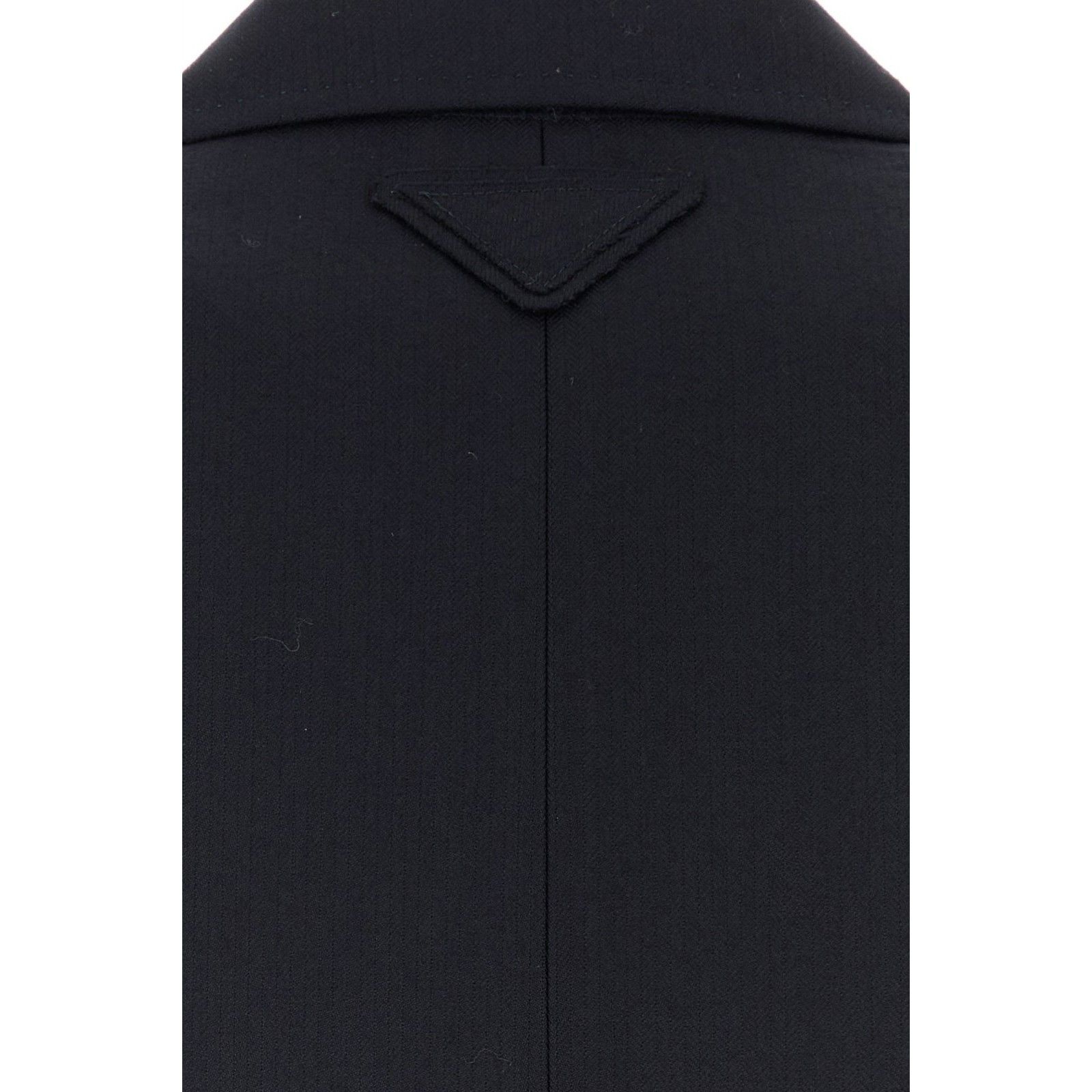 Prada PRADA Dark Blue Wool Blazer New & Authentic (Women's size:IT Size M / US 6-8 / IT 42-44 - 3 Thumbnail
