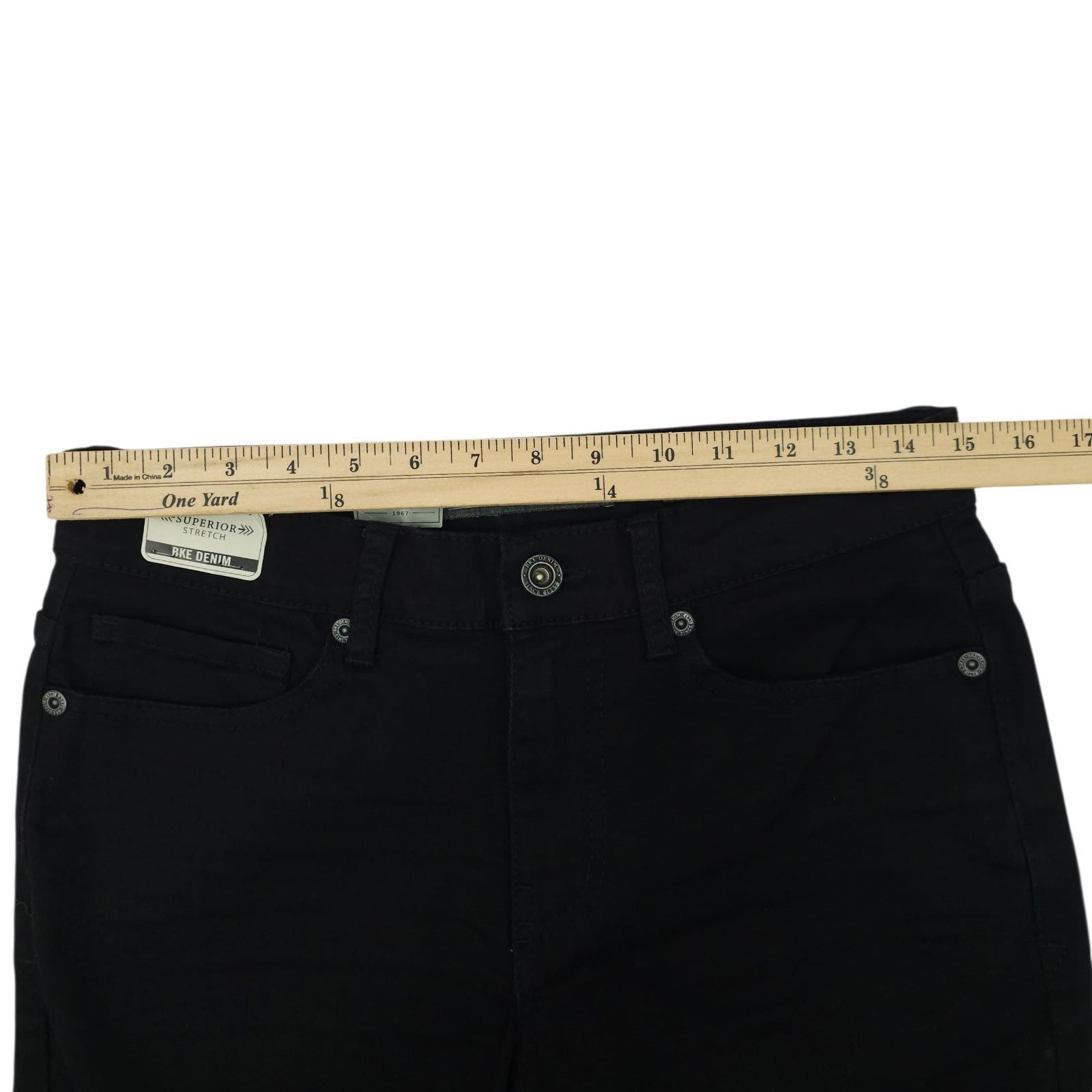 BKE BKE Alec Black Skinny Jeans 30L Slim Fit Alternative Indie Size US 30 / EU 46 - 3 Thumbnail