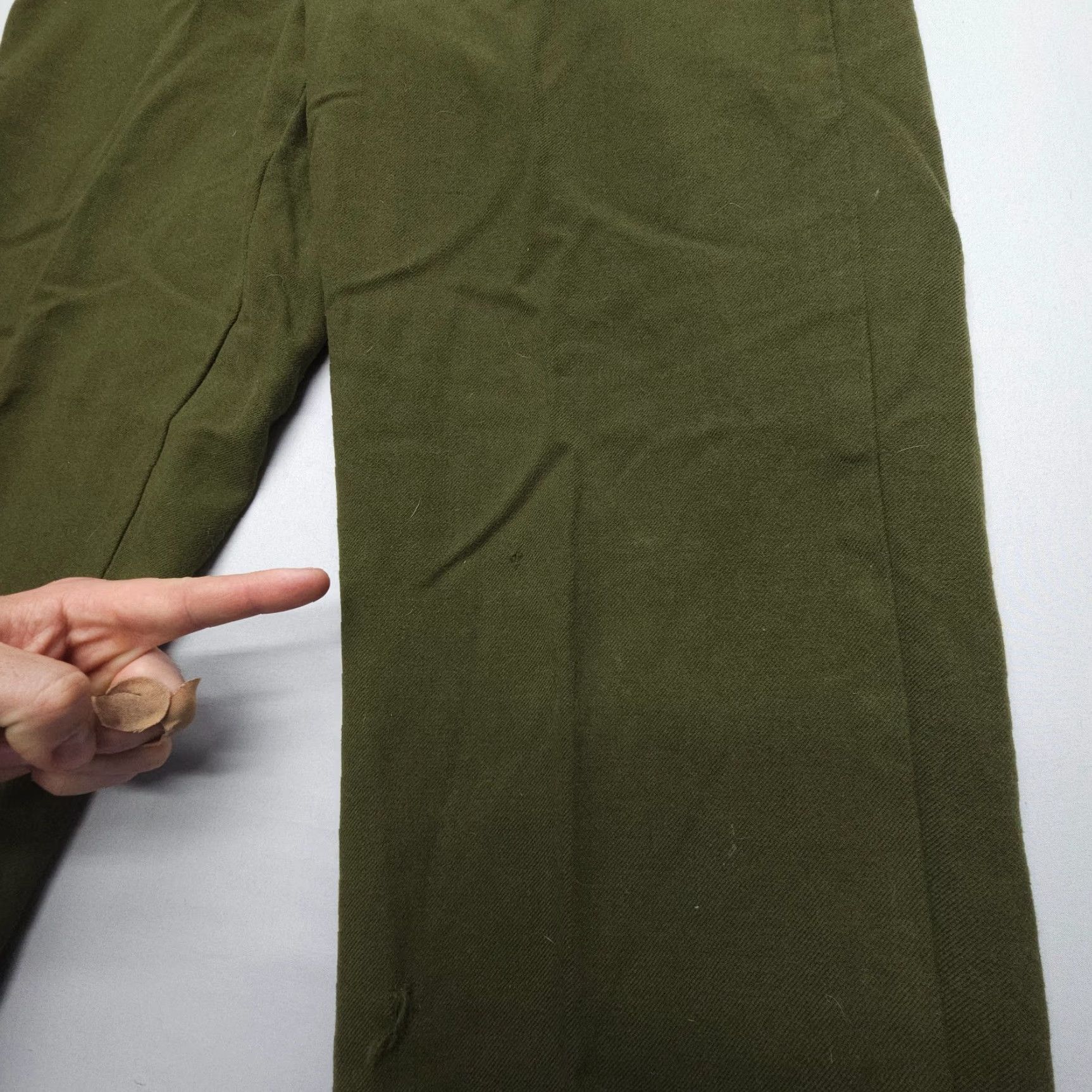 Vintage VINTAGE Tennesse Apparel Corp M-1951 Cold Weather Wool Trousers Mens M 32 x 29 Green Army Workwear Pants Size US 31 - 4 Thumbnail