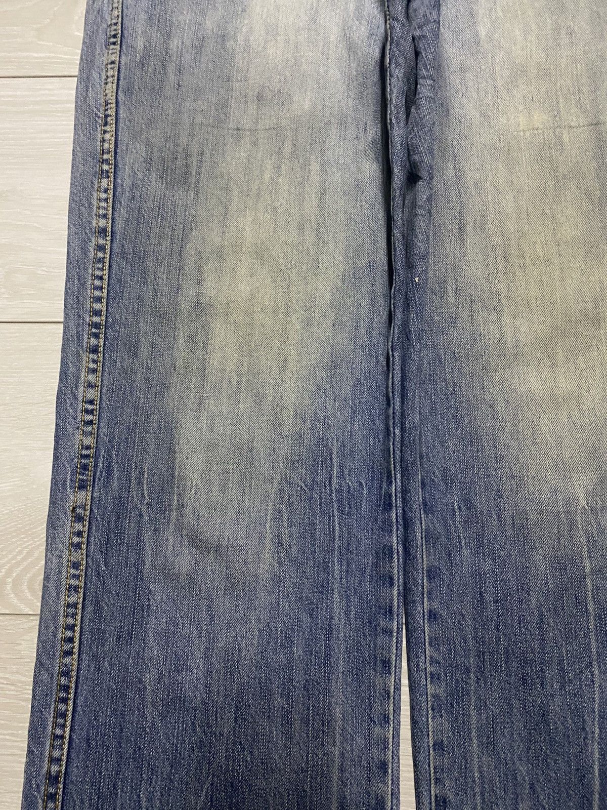 Pelle Pelle Vintage Pelle Pelle Mud Wash Embroidery Logo Straight Jeans Size US 32 / EU 48 - 9 Thumbnail