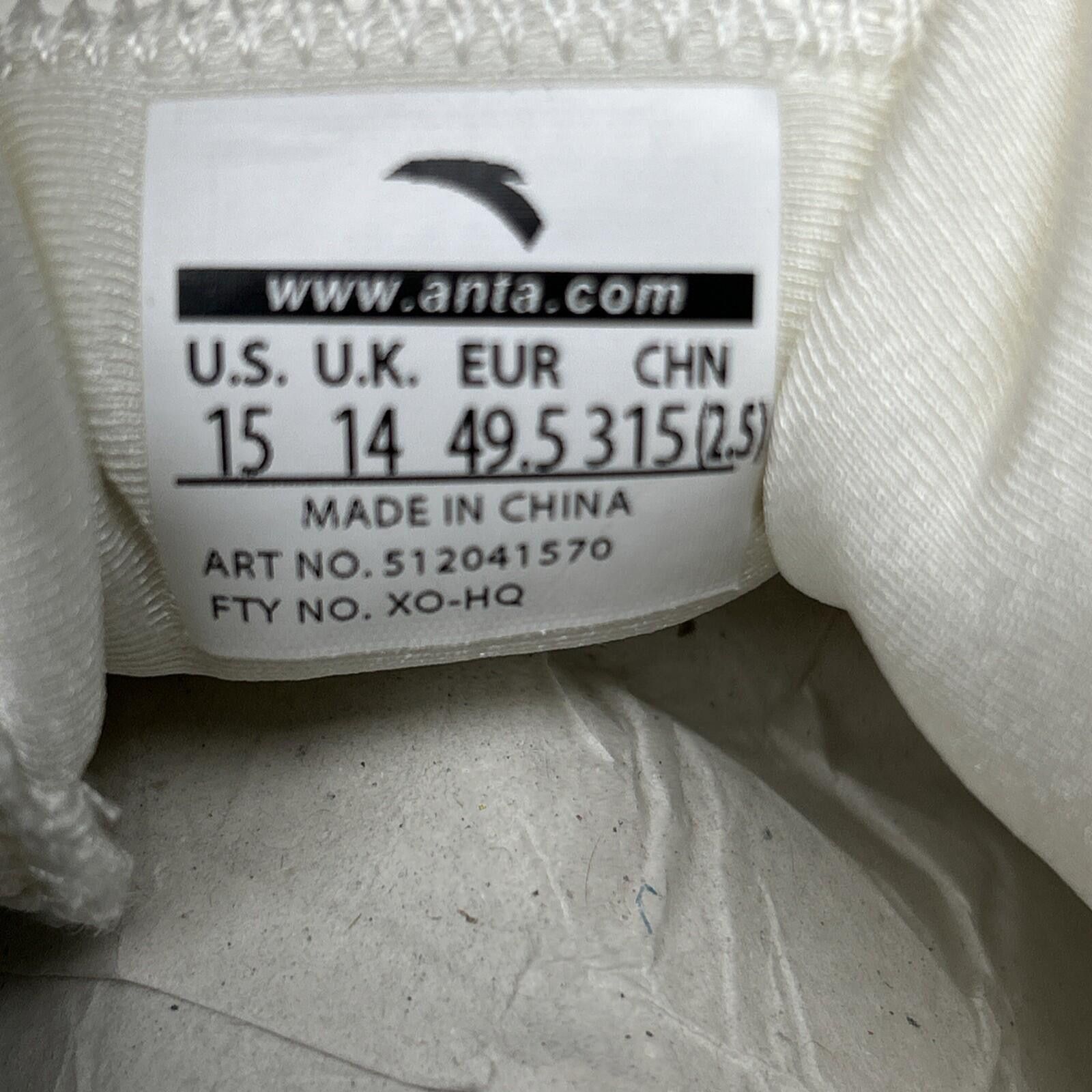 Anti Social Social Club ANTA KAI 1 Kyrie Irving Ice Blue Sz.15 Home Basketball Shoes Size US 15 / EU 48 - 8 Thumbnail