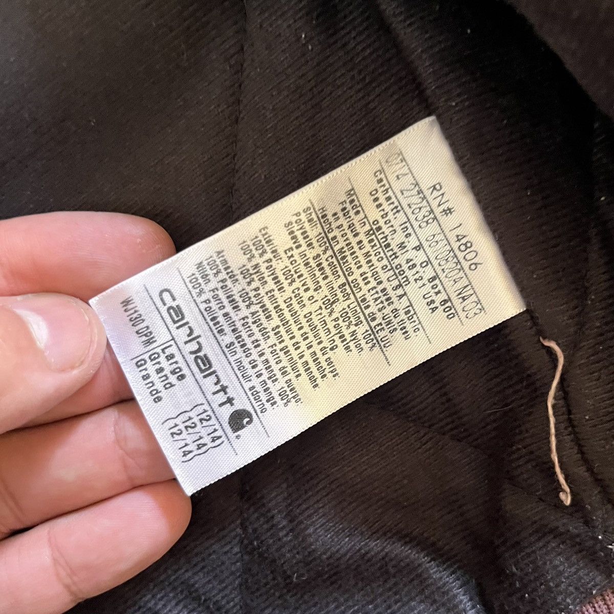 Carhartt Vintage Carhartt Active Jacket WJ130 DPM Size US L / EU 52-54 / 3 - 5 Thumbnail