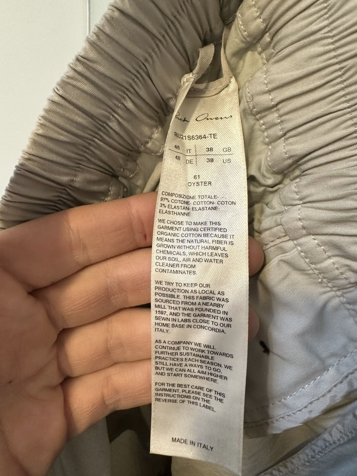 Rick Owens SS21 Pannier Cargo Size US 36 / EU 52 - 4 Thumbnail