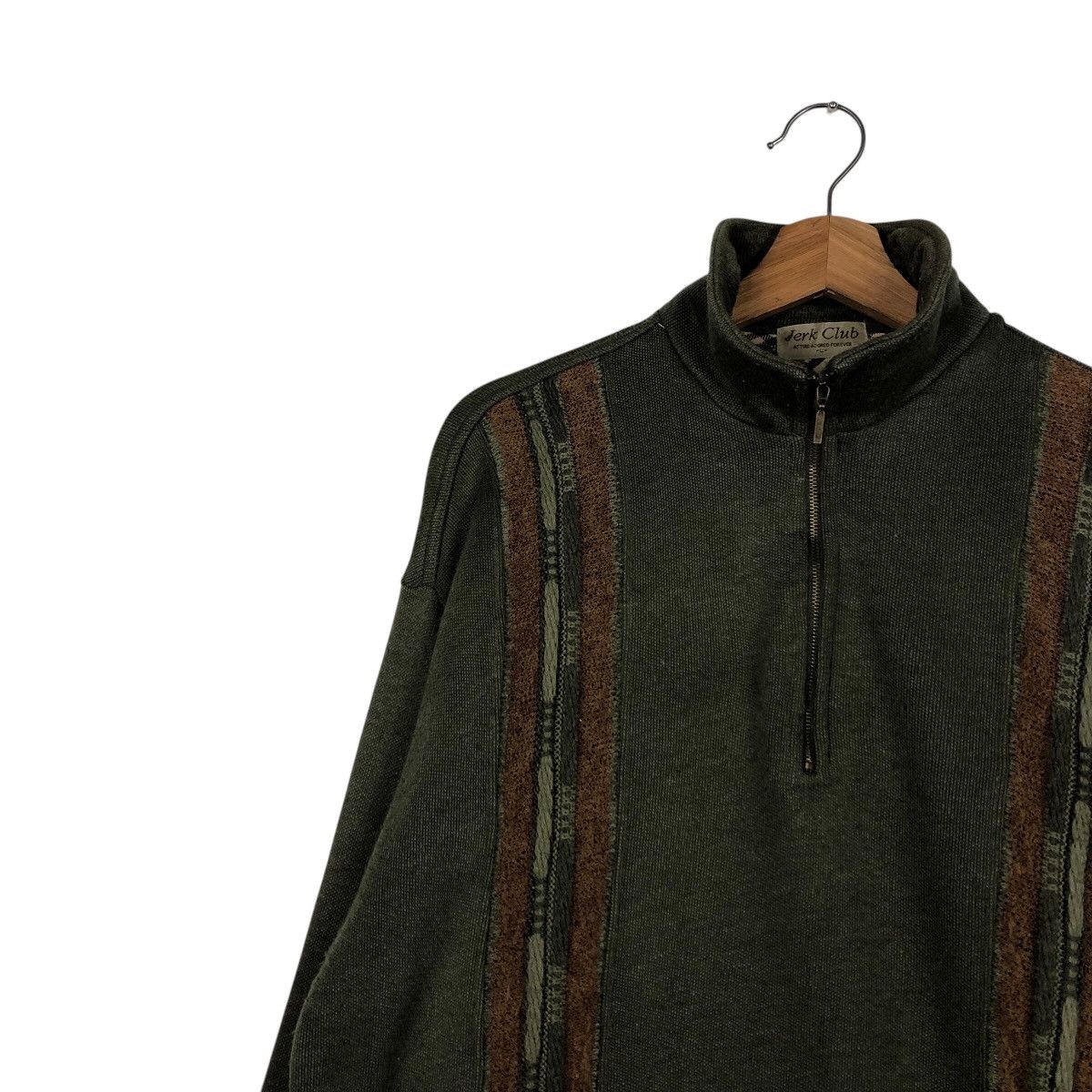 Japanese Brand 📌Vintage Collar Collage Sweatshirt Jerk Club Issey Miyake Size US L / EU 52-54 / 3 - 8 Thumbnail
