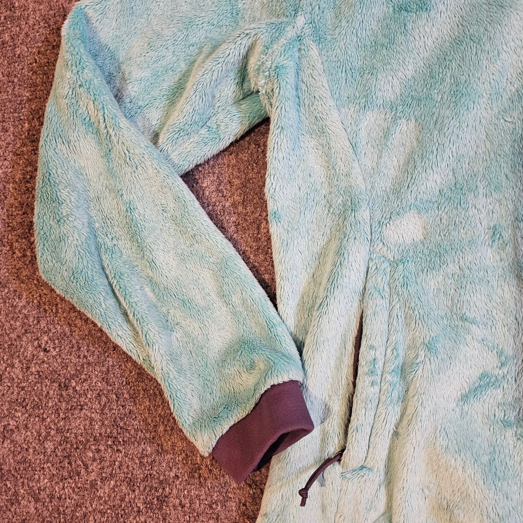 The North Face The North Face Jacket Women M Green Fuzzy Fleece Hood Full Zip Casual Outdoor Size M / US 6-8 / IT 42-44 - 7 Thumbnail