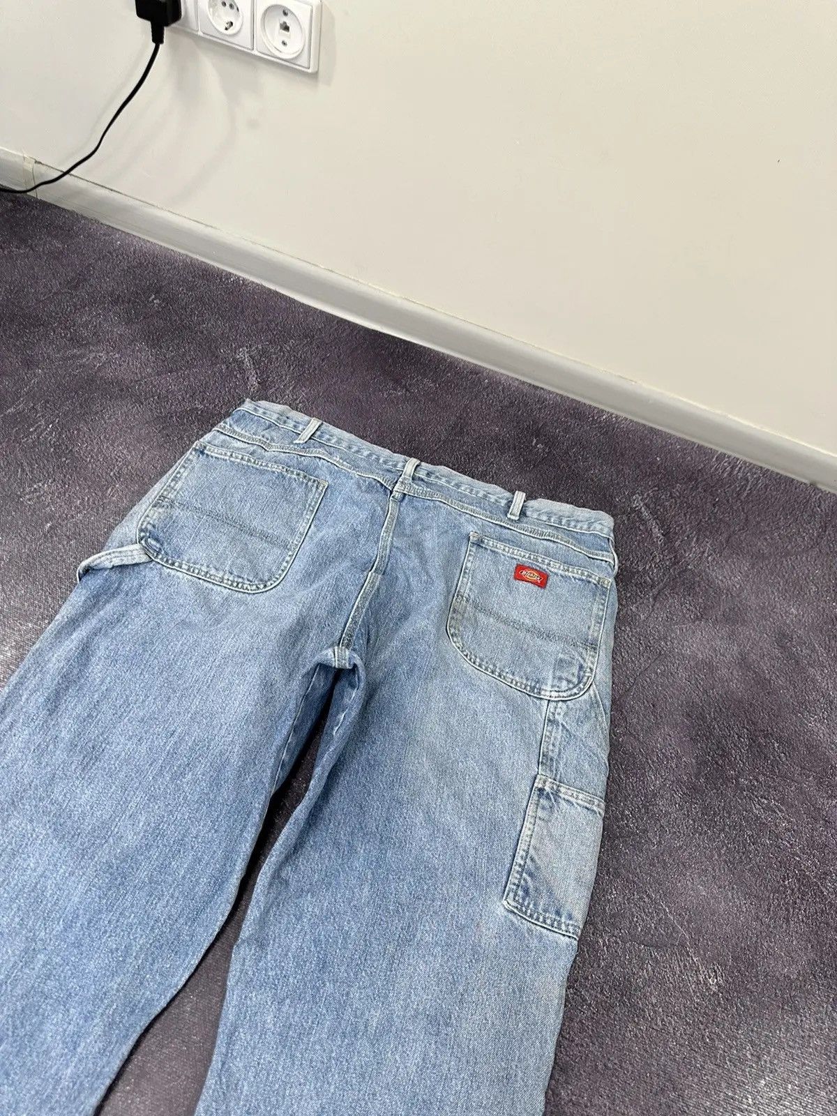 Dickies × Vintage Vintage Dickies Y2K American Light Blue Denim Hype Jeans Size US 42 / EU 58 - 4 Thumbnail