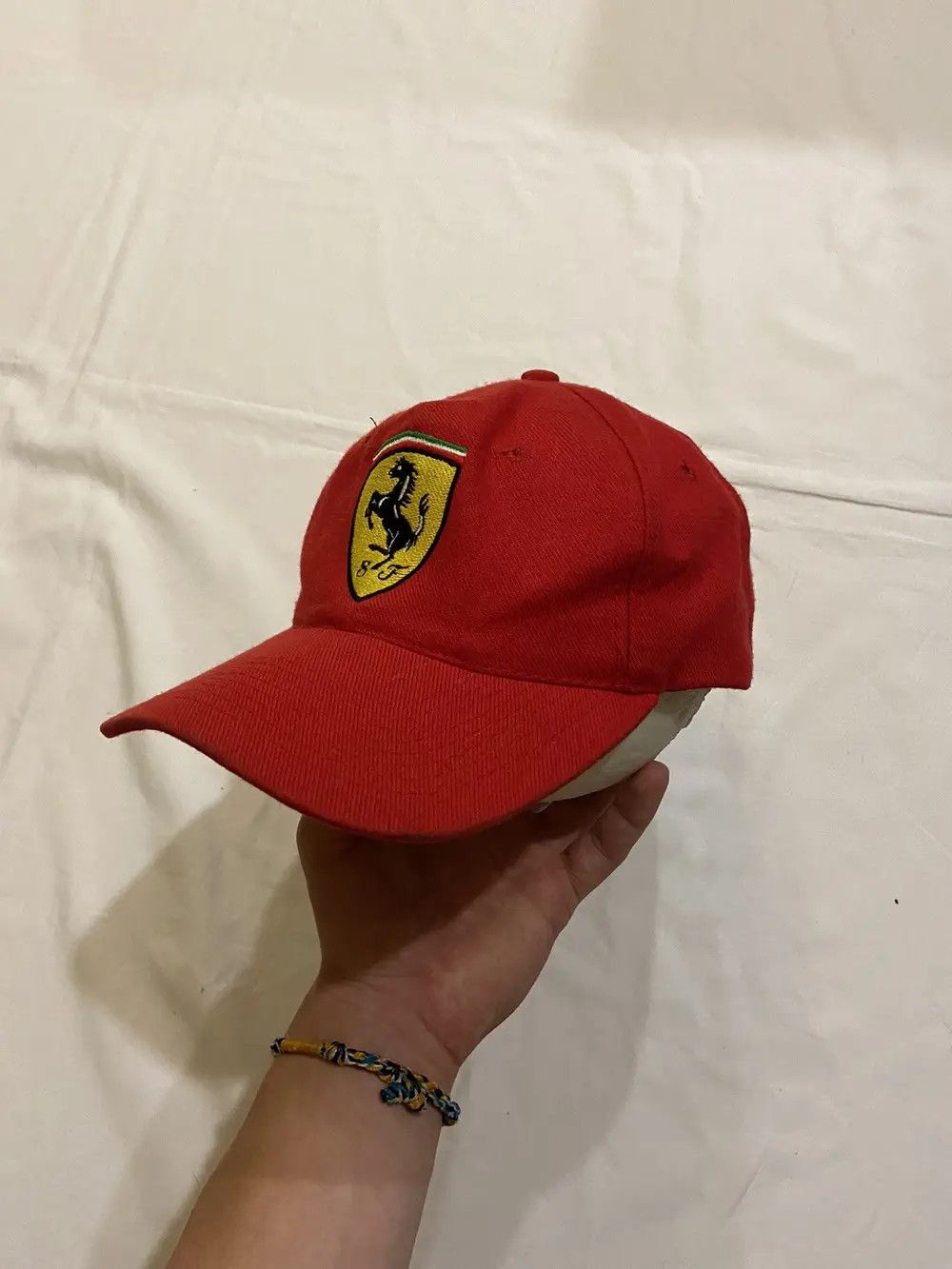 Ferrari VINTAGE 1996 RED FERRARI RACING 90’S HAT CAP F-1 FORMULA Size ONE SIZE - 1 Thumbnail