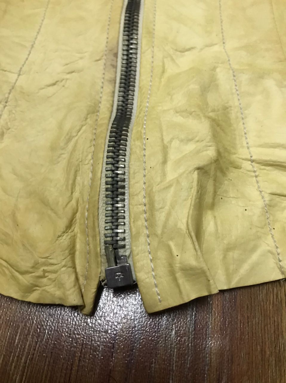 Designer × Rick Owens × Vintage VINTAGE RICK OWENS LEATHER JACKET FOR WOMEN Size XS / US 0-2 / IT 36-38 - 3 Thumbnail