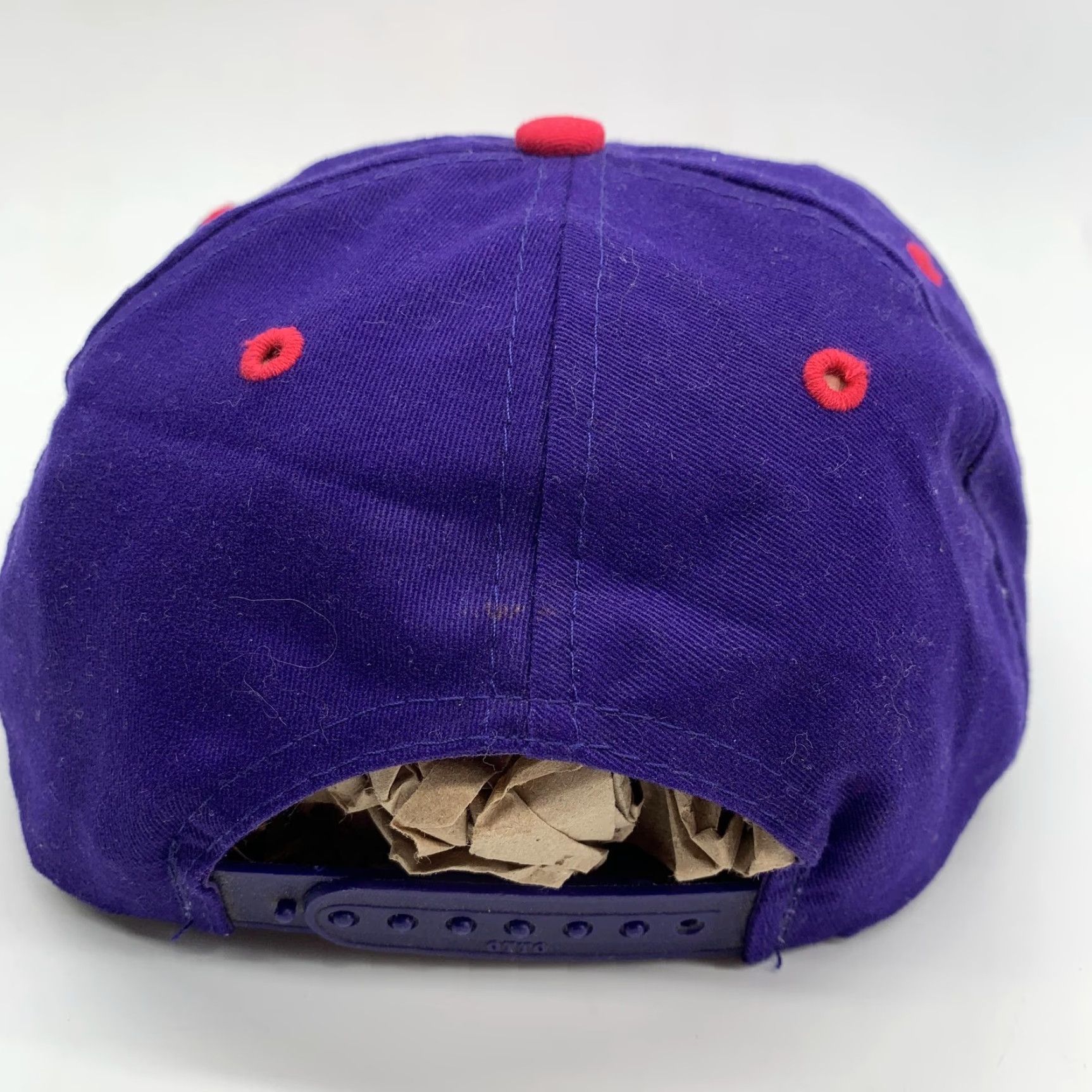 Vintage Otto Hat Cap Snap Back Mens Purple Red Twill Baseball Blank Adjustable One Size Size ONE SIZE - 5 Thumbnail