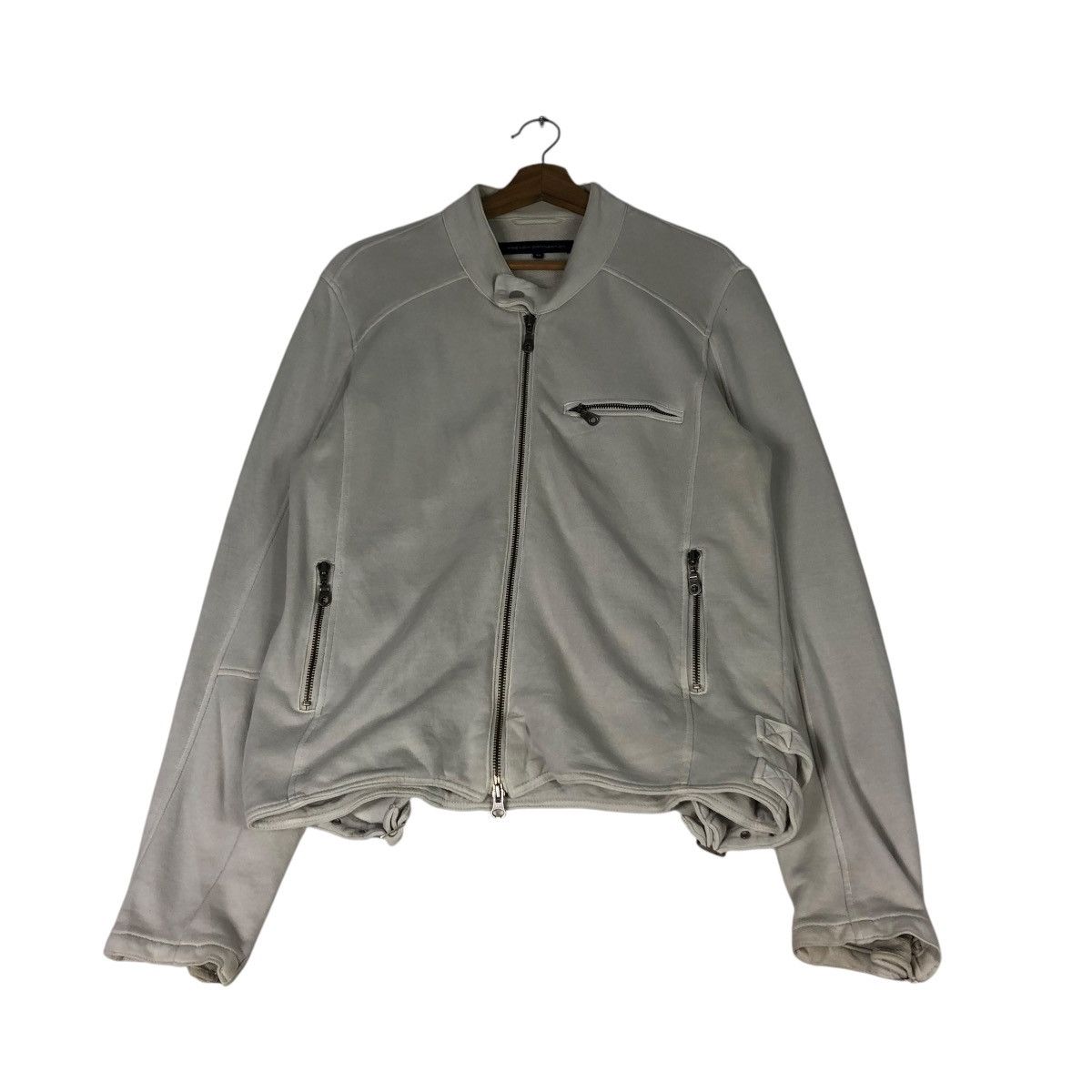 Issey Miyake 🔥VINTAGE CROPPED BIKER JACKET FRENCH CONNECTION BONDAGE Size US M / EU 48-50 / 2 - 1 Thumbnail