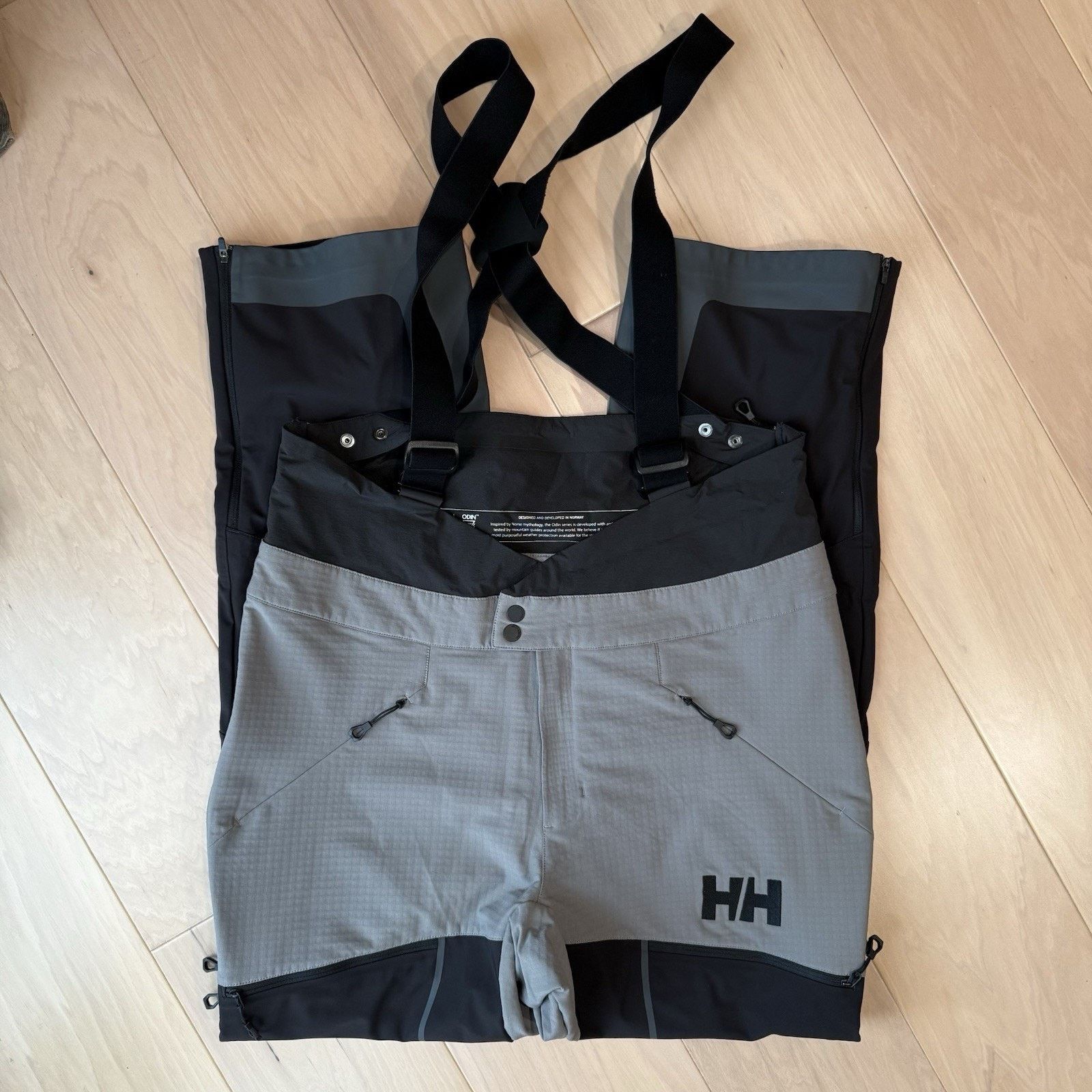 Helly Hansen Helly Hansen Odin BC Softshell Bib Pants XL Gray Winter Size US 40 / EU 56 - 2 Thumbnail
