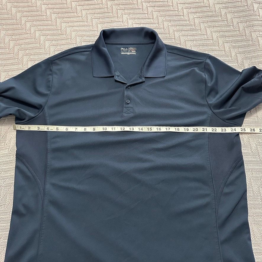 Fila Fila navy athletic fit polo shirt size XL Size US XL / EU 56 / 4 - 5 Thumbnail