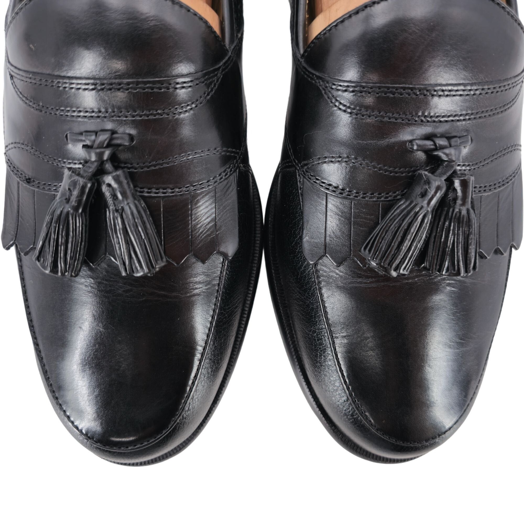 Johnston & Murphy NEW Johnston & Murphy Men's size 9.5W Black Deerskin Leather Size US 9.5 / EU 42-43 - 10 Thumbnail
