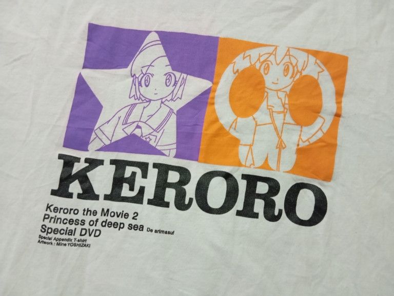Cartoon Network VTG 2000s Keroro Gunso 🐸💣💥 Movie Anime Tshirt🍿📺 Size US M / EU 48-50 / 2 - 1 Thumbnail