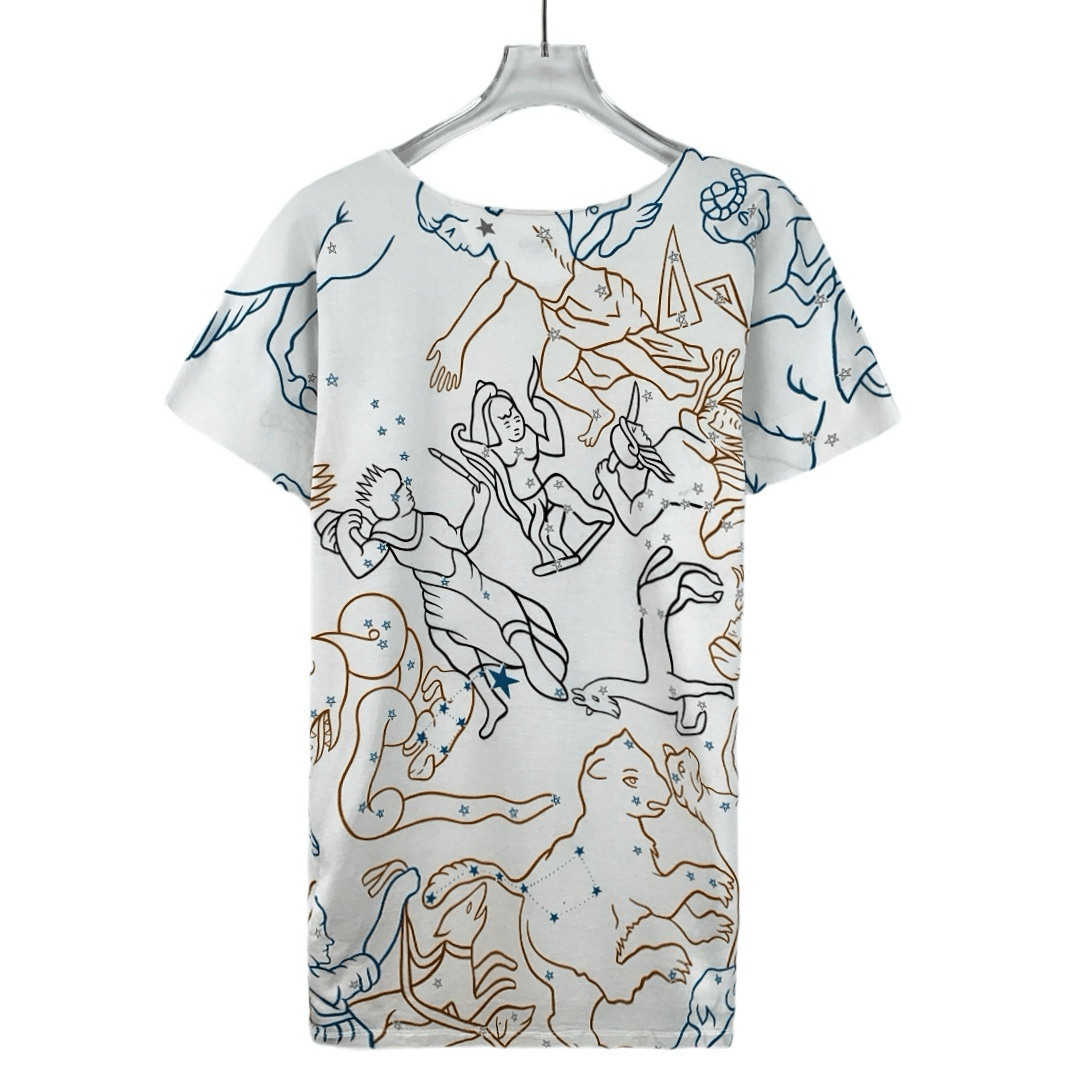 Hermes Hermès White Cotton T-Shirt (Size XS) Size XS / US 0-2 / IT 36-38 - 6 Thumbnail