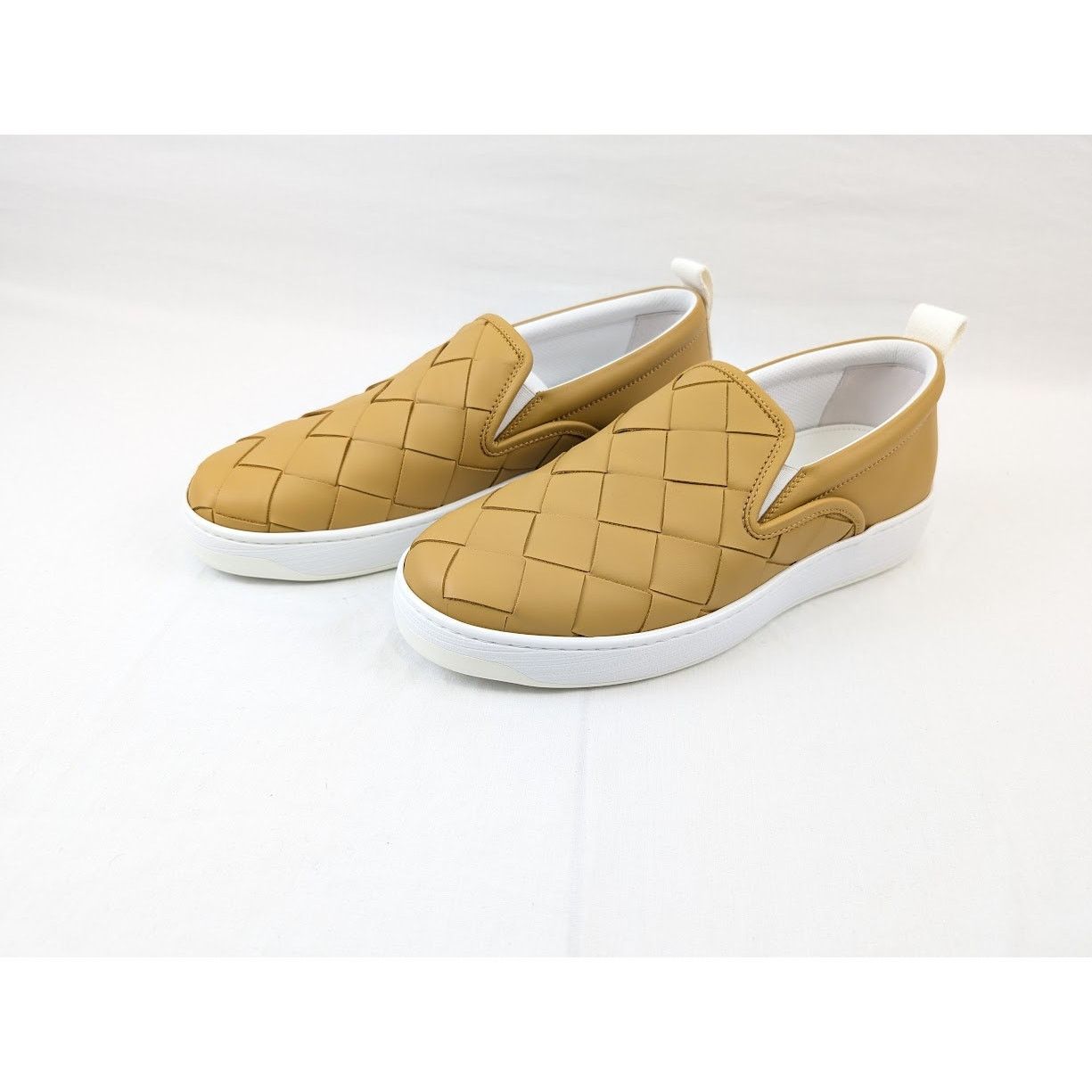 Bottega Veneta o1rshd1 Sneakers Pelle Intrecciato Bolt Calf in Buttersc Size US 11 / EU 44 - 15 Thumbnail