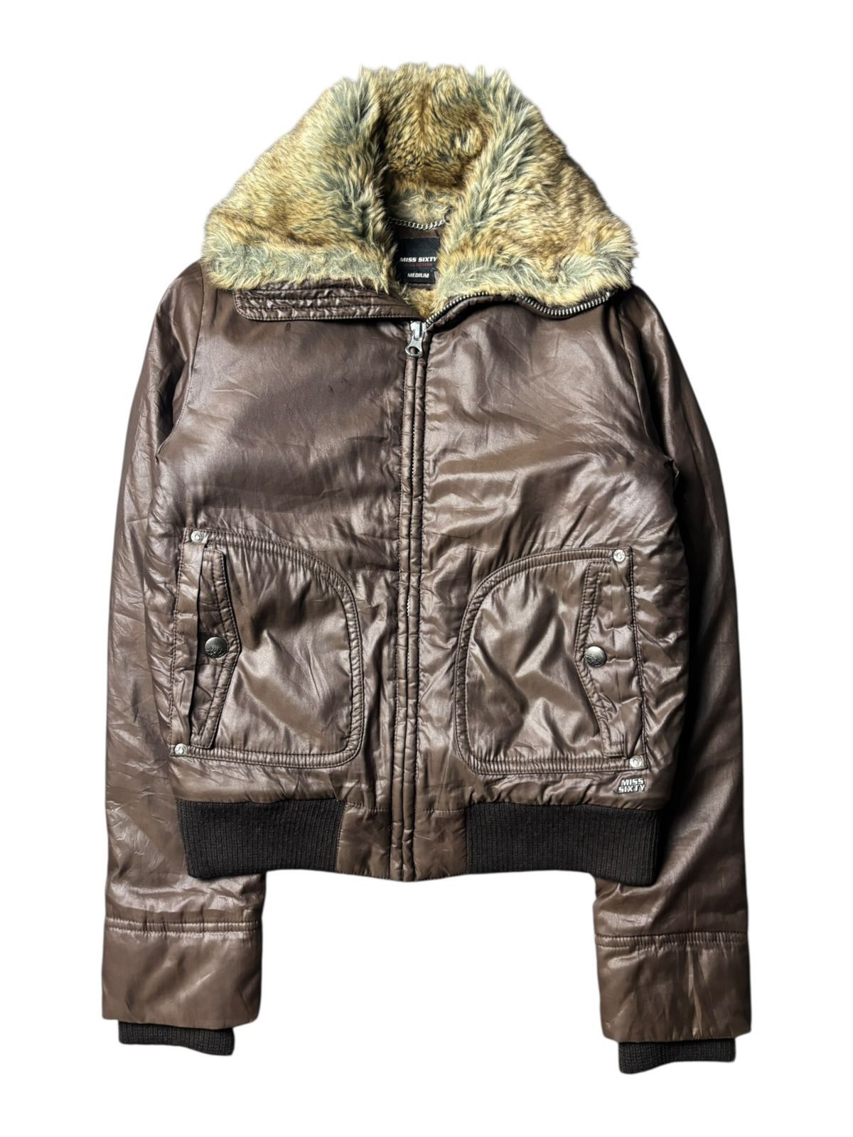 Miss Sixty 2000s Miss Sixty Fur Jacket Size M / US 6-8 / IT 42-44 - 1 Thumbnail