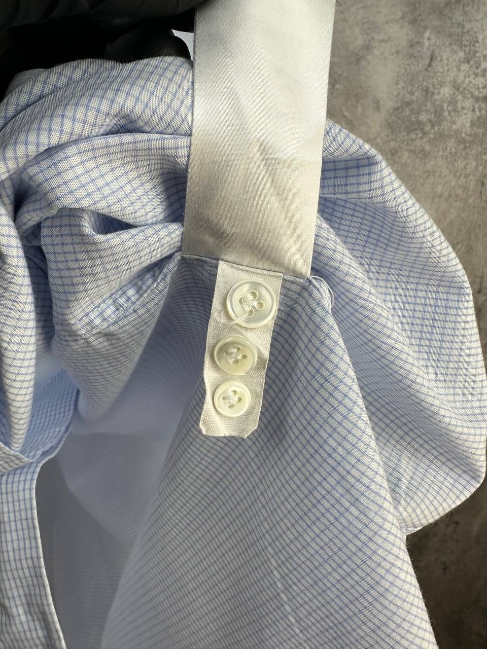 Pal Zileri Pal Zileri Luxury Italian Cotton Poplin Micro Check Shirt Size US XXL / EU 58 / 5 - 14 Thumbnail