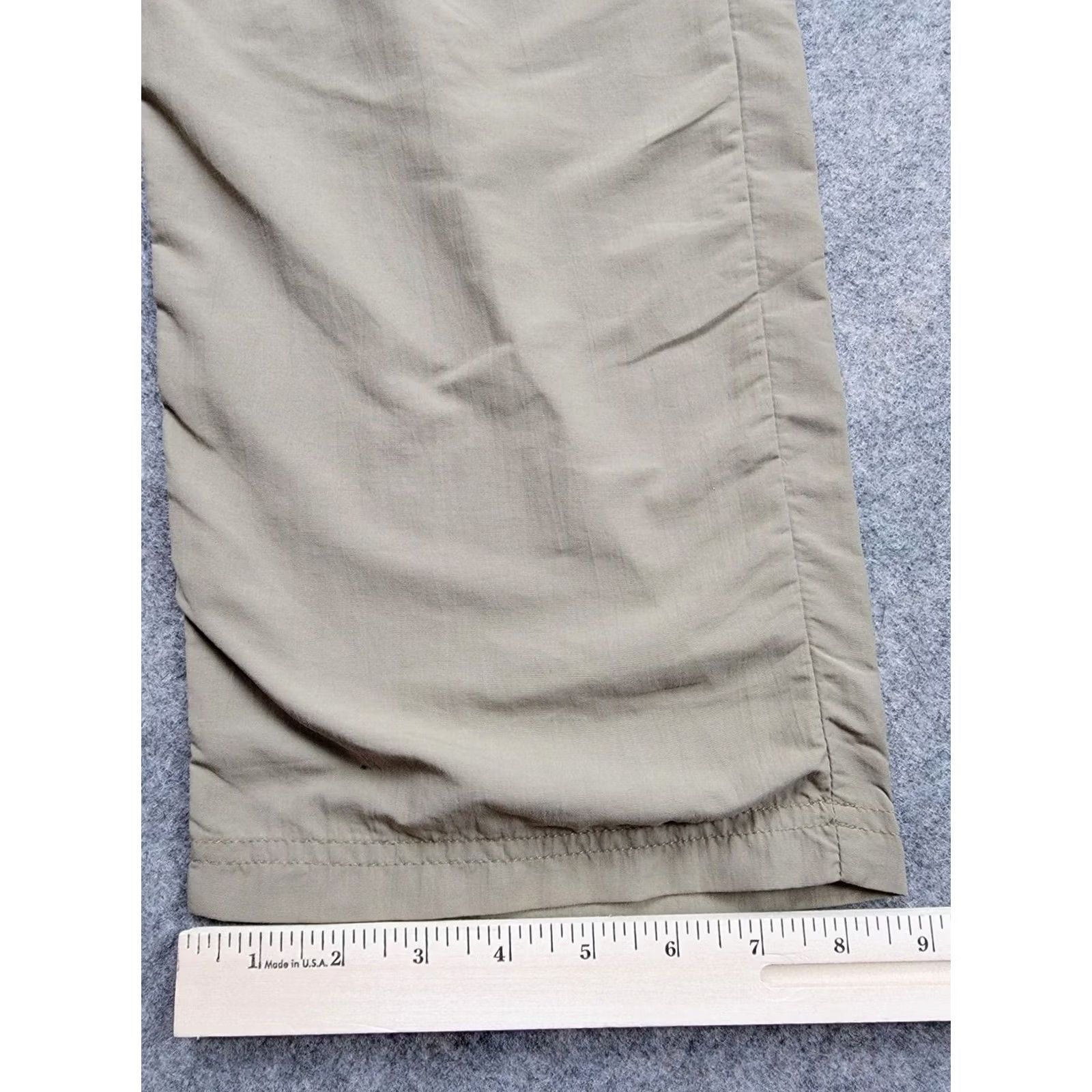 Vintage L.L. Bean Pants Mens Large Brown Convertible Cargo Pockets Belted Outdoor Pants Size US 33 - 4 Thumbnail
