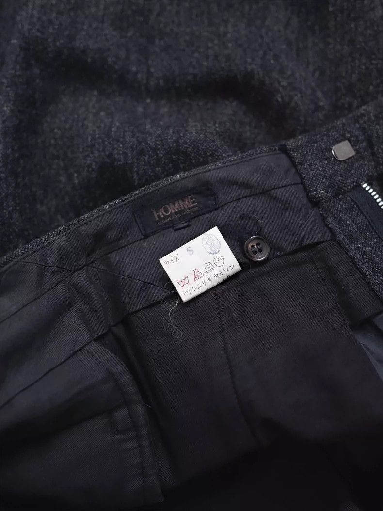 Comme des Garcons COMME des GARCONS HOMME dark grey straight leg wide pleated Size US 30 / EU 46 - 8 Thumbnail