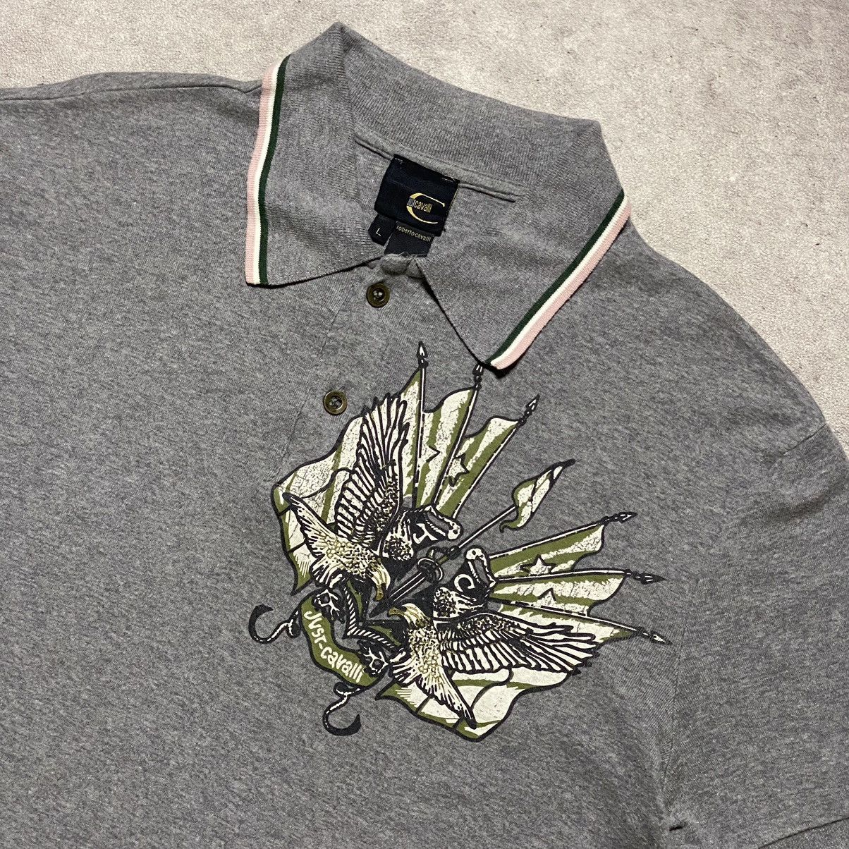 Just Cavalli Just Cavalli by Roberto Cavalli Polo Shirt Size US L / EU 52-54 / 3 - 2 Thumbnail