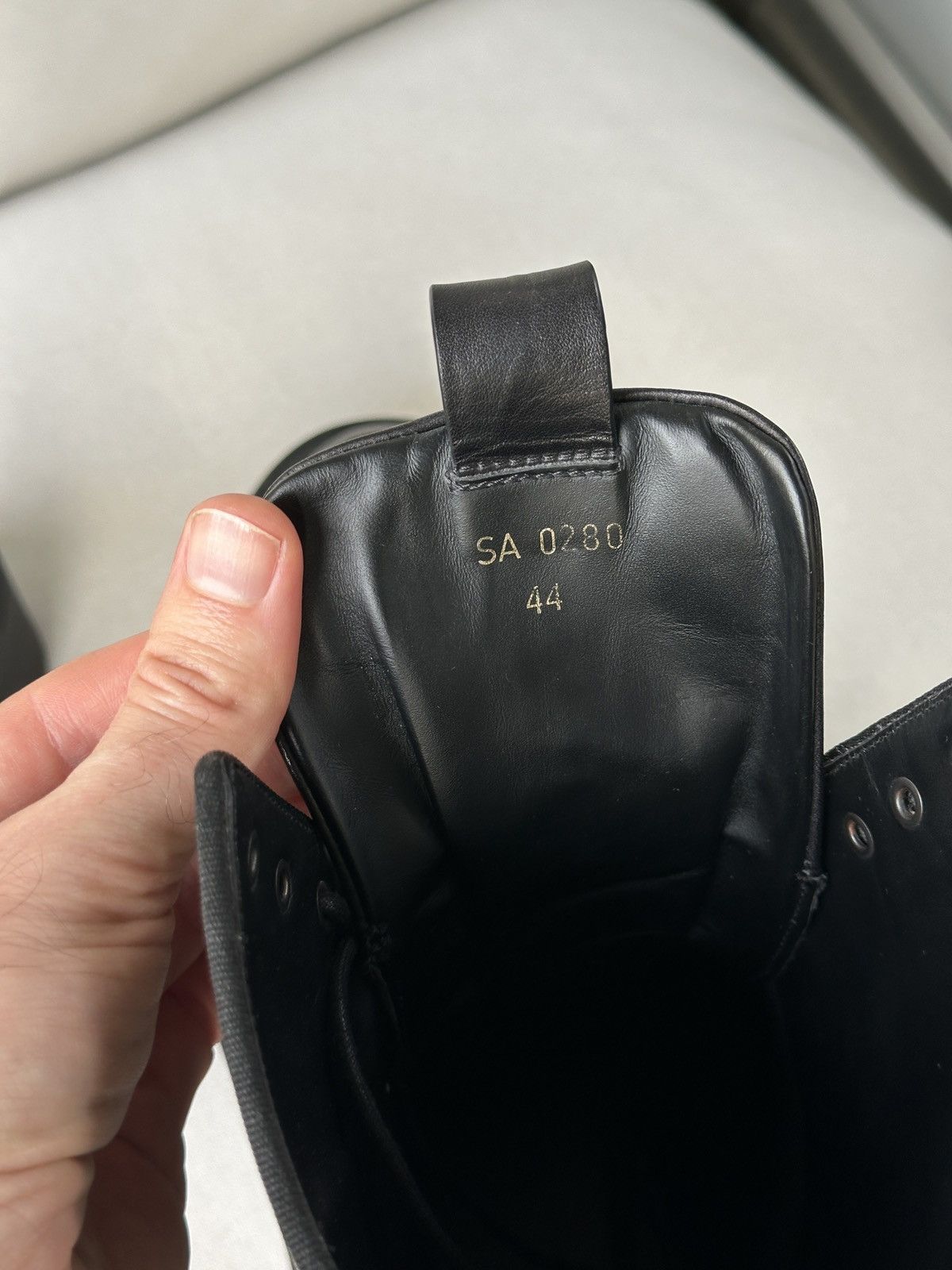 Givenchy Givenchy Lace-Up Army Combat Leather Boots 11/44 Size US 11 / EU 44 - 9 Thumbnail