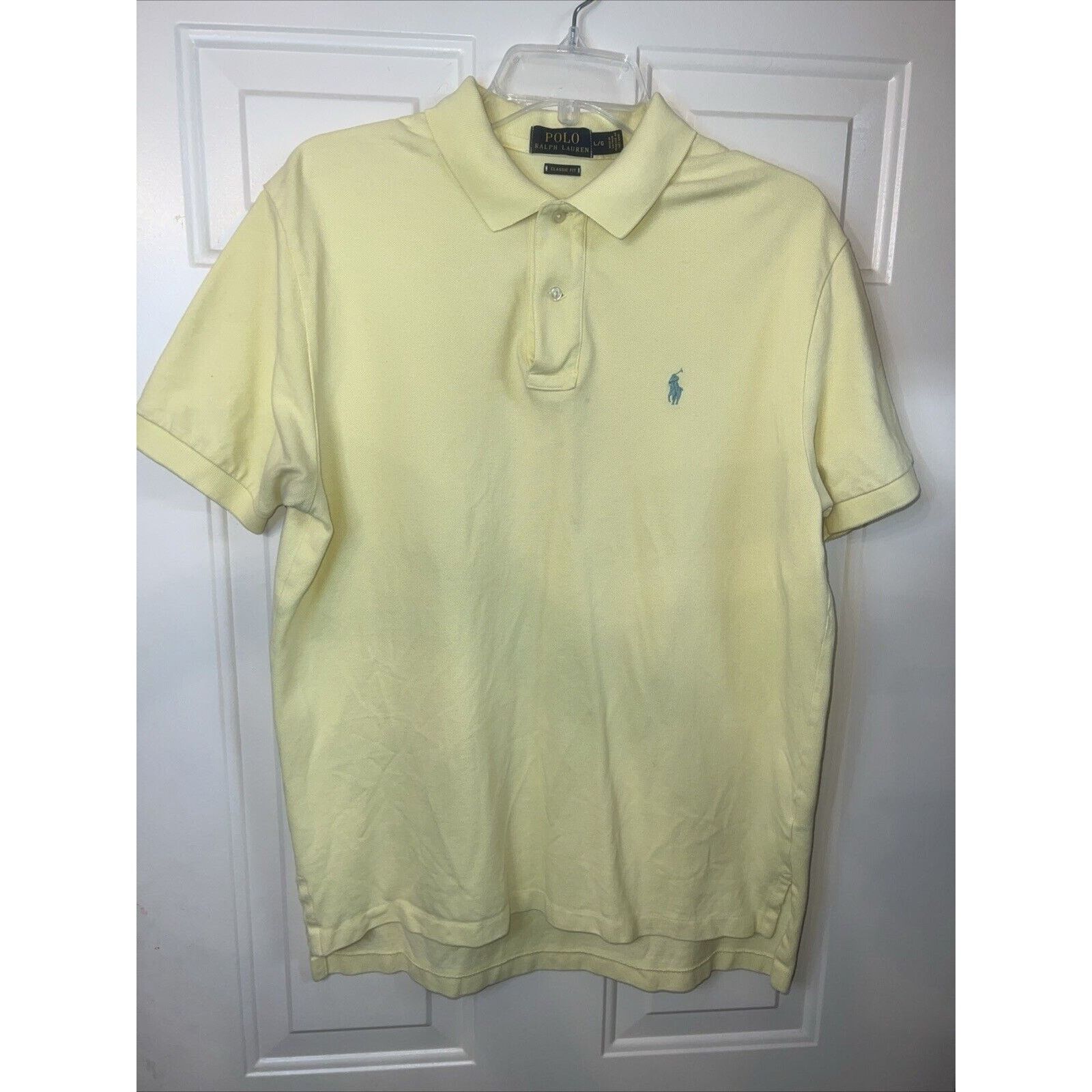 Polo Ralph Lauren Polo Ralph Lauren Yellow Shirt Men’s Large Short Sleeve Golf Size US L / EU 52-54 / 3 - 1 Thumbnail
